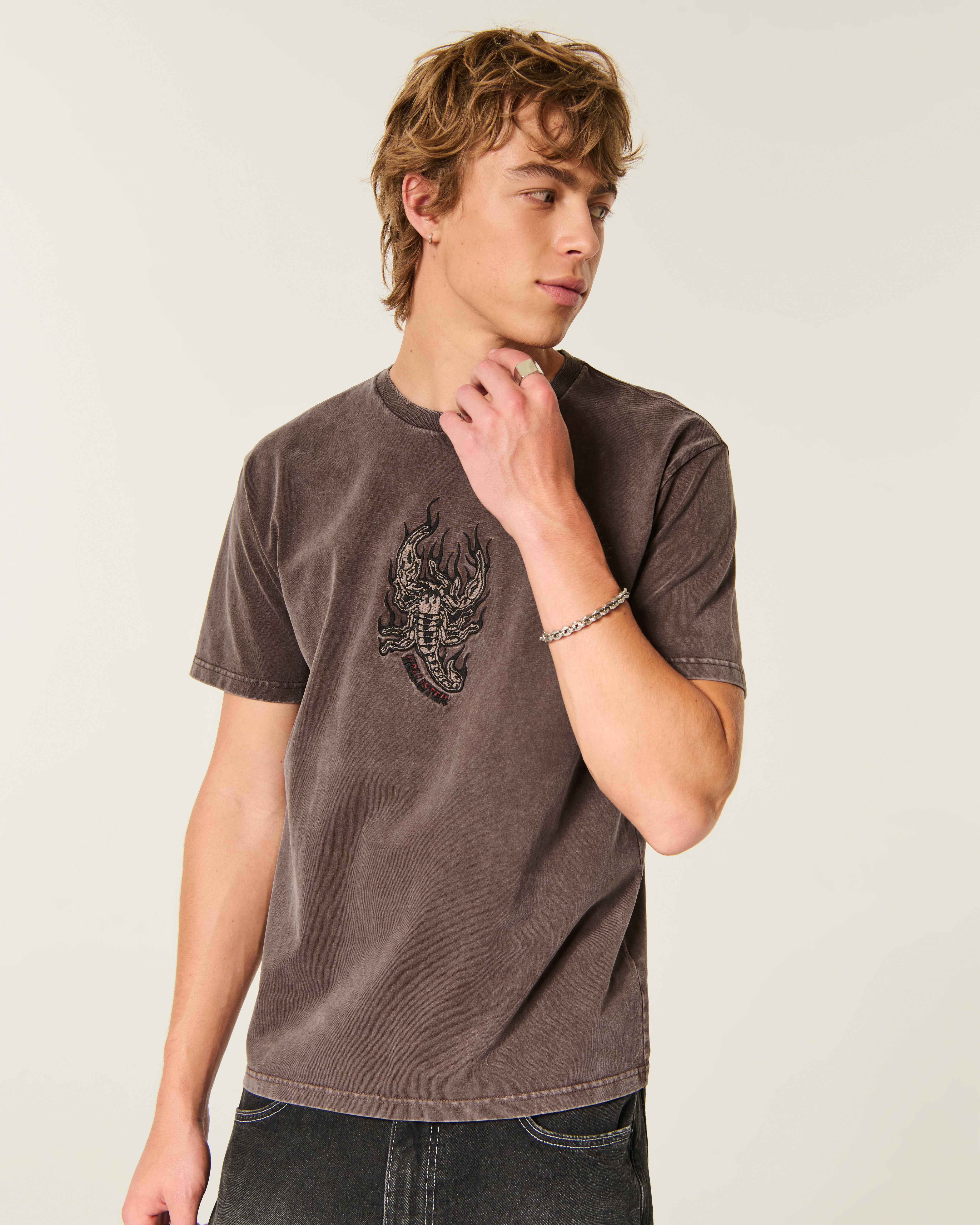 Relaxed Heavyweight Scorpion Graphic Tee