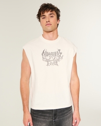 トップス ASIC Heavy Weight Oversized Cutoff Tee KIC_323-6187-01129-178_model1?