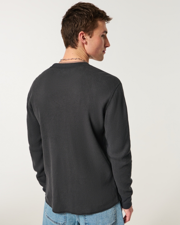 Men's Long-Sleeve Graphic Thermal Shirt | Men's Tops | HollisterCo.com