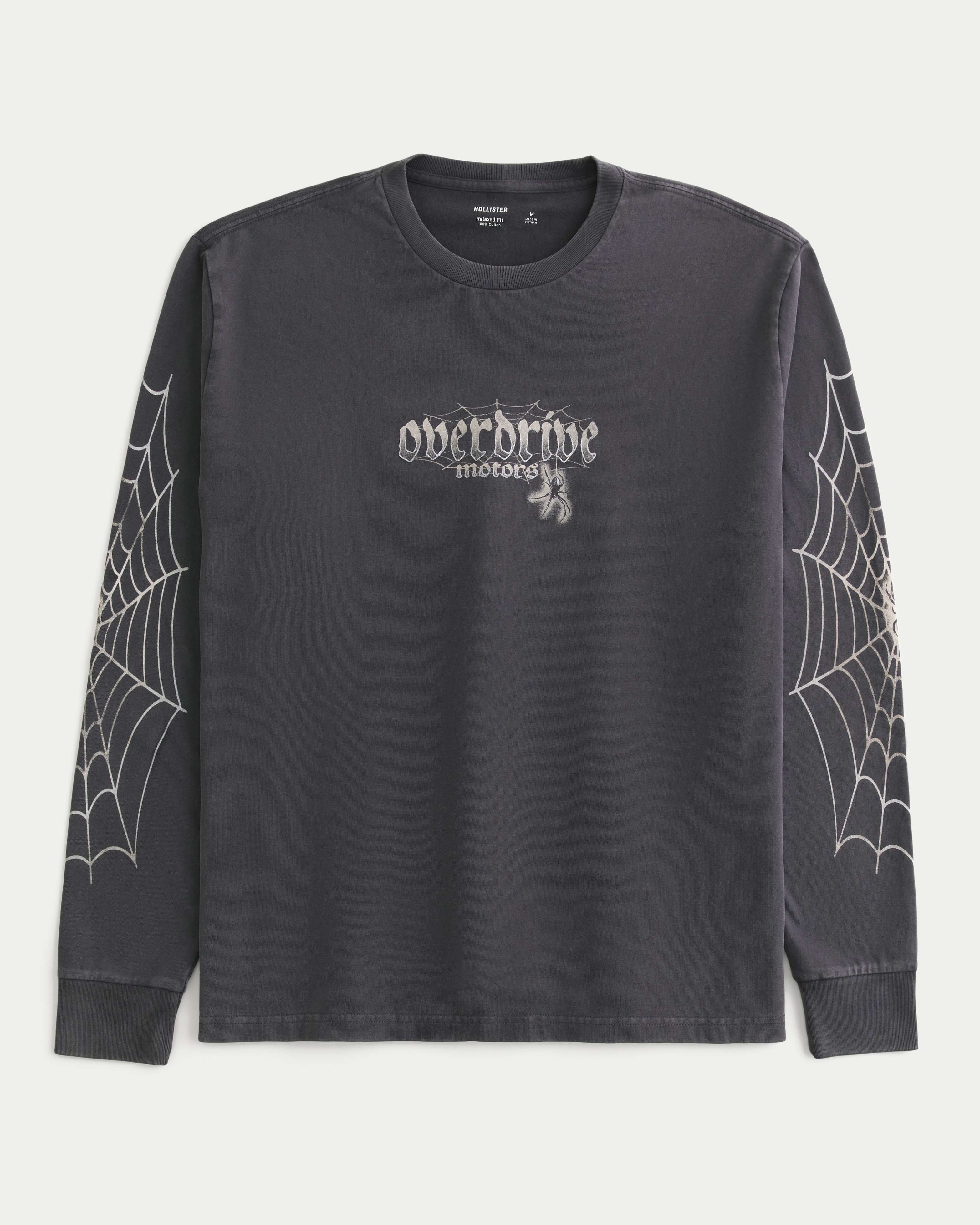 Relaxed Long-Sleeve Overdrive Motors Graphic Tee