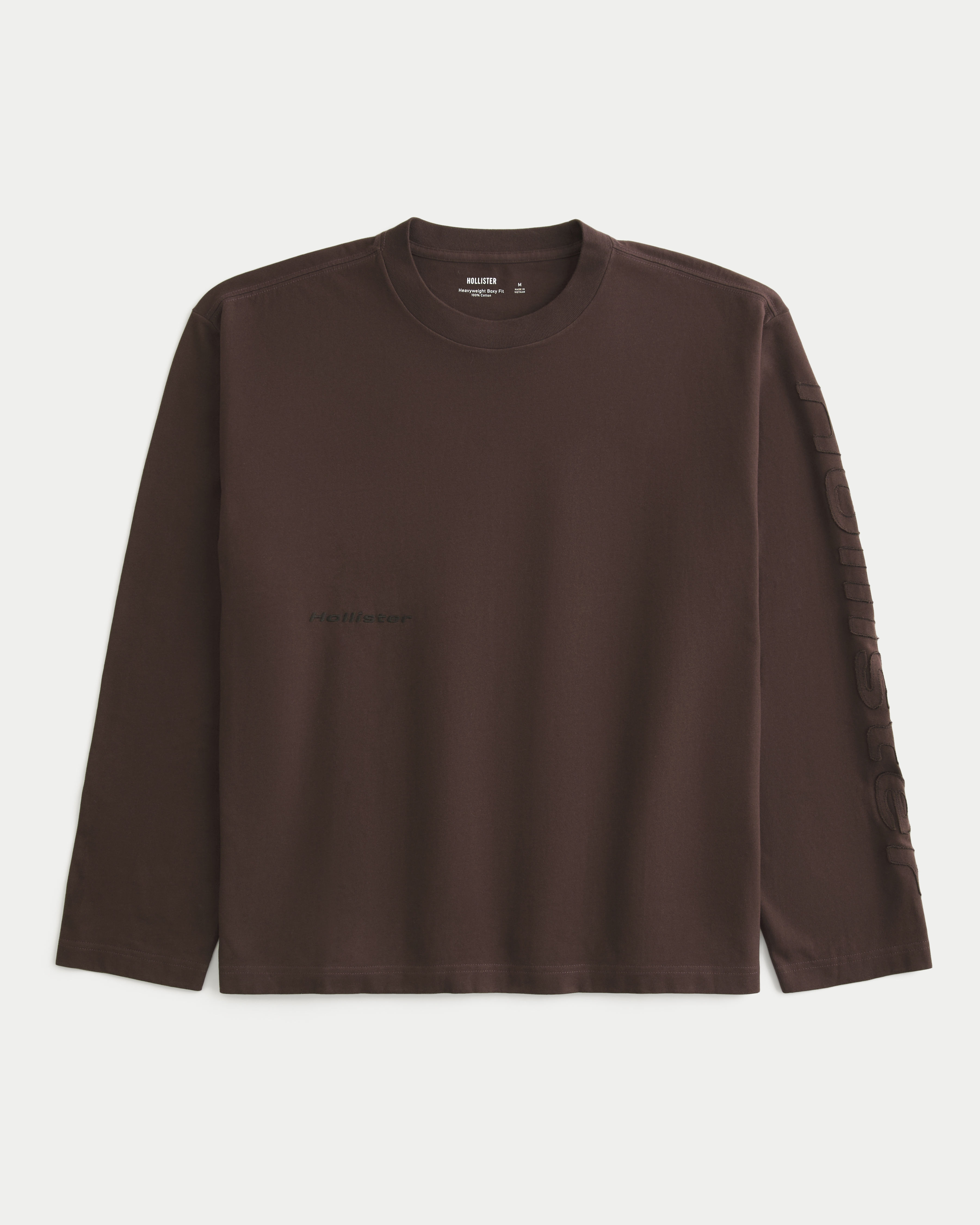 Boxy Heavyweight Long-Sleeve Logo Graphic Tee