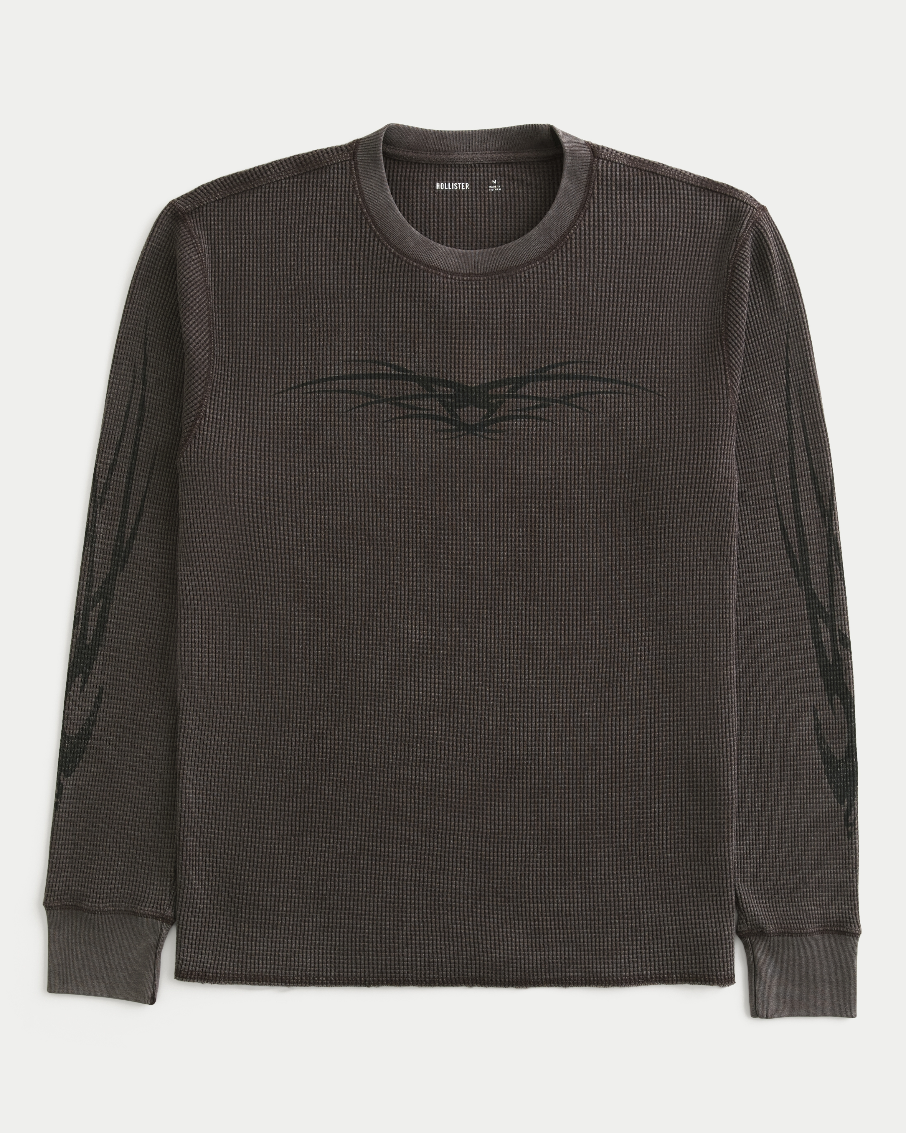 Y2K Graphic Thermal Crew Shirt