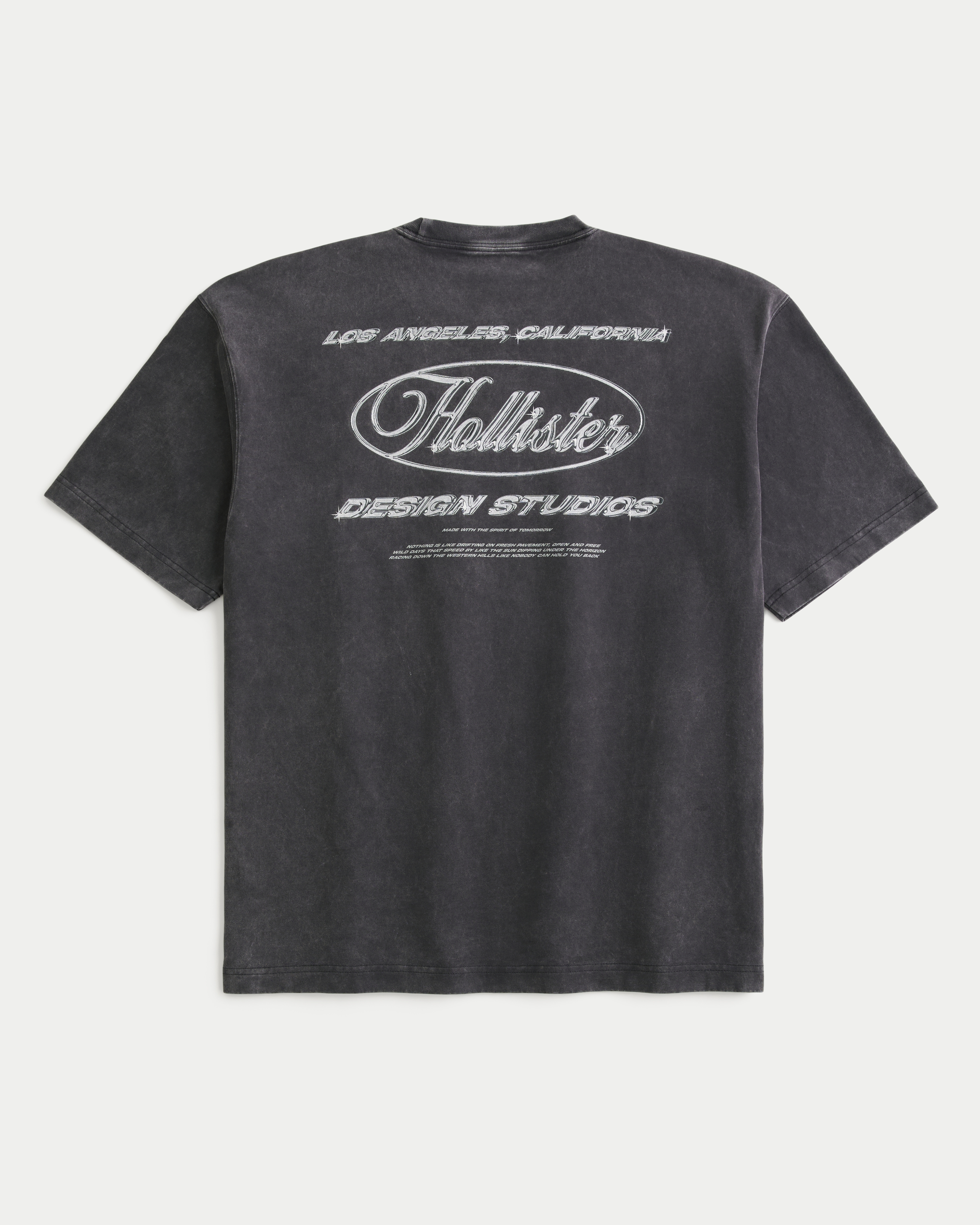 Boxy Heavyweight Chrome Logo Graphic Tee