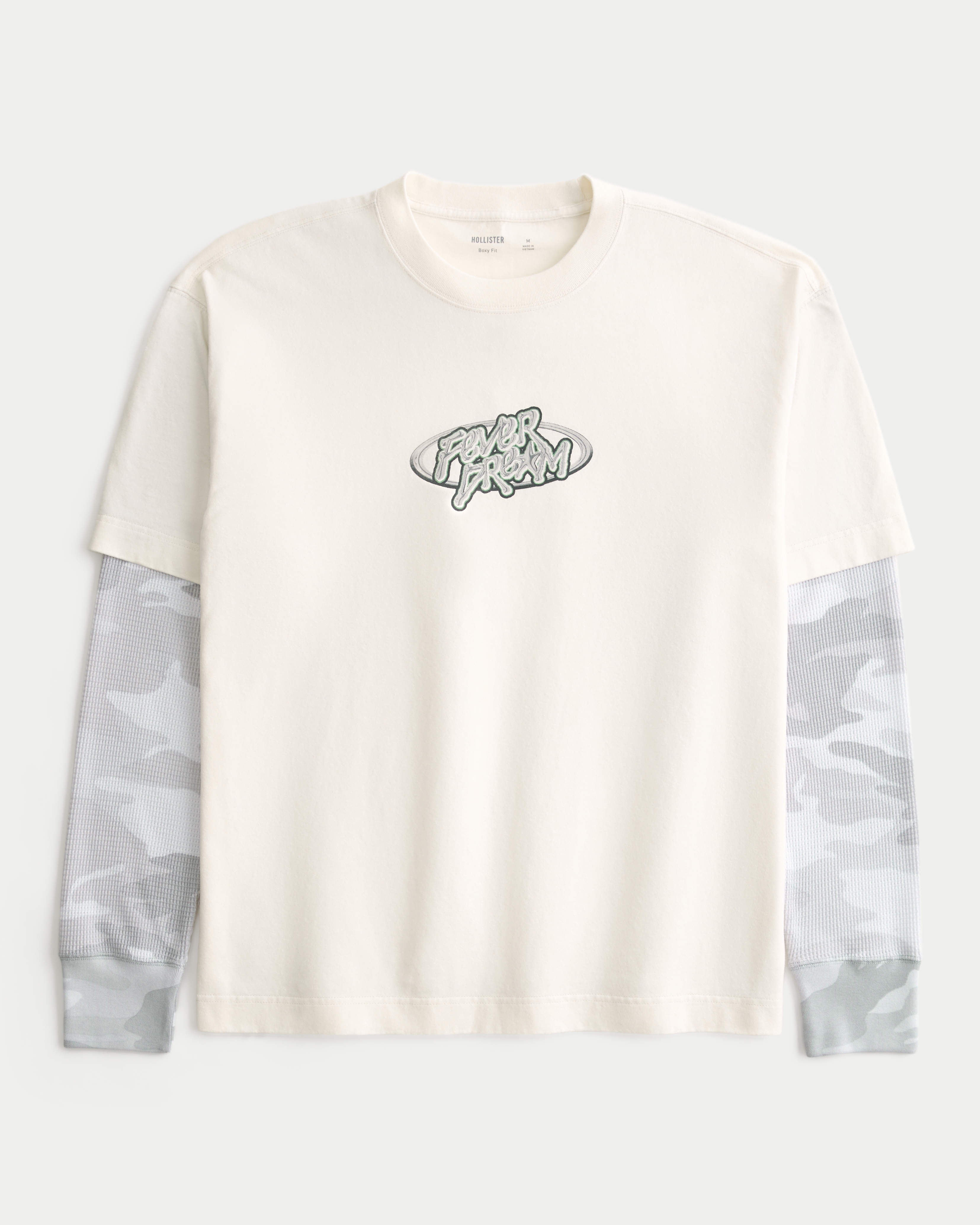 Boxy Fever Dream Graphic Layered 2-in-1 T-Shirt