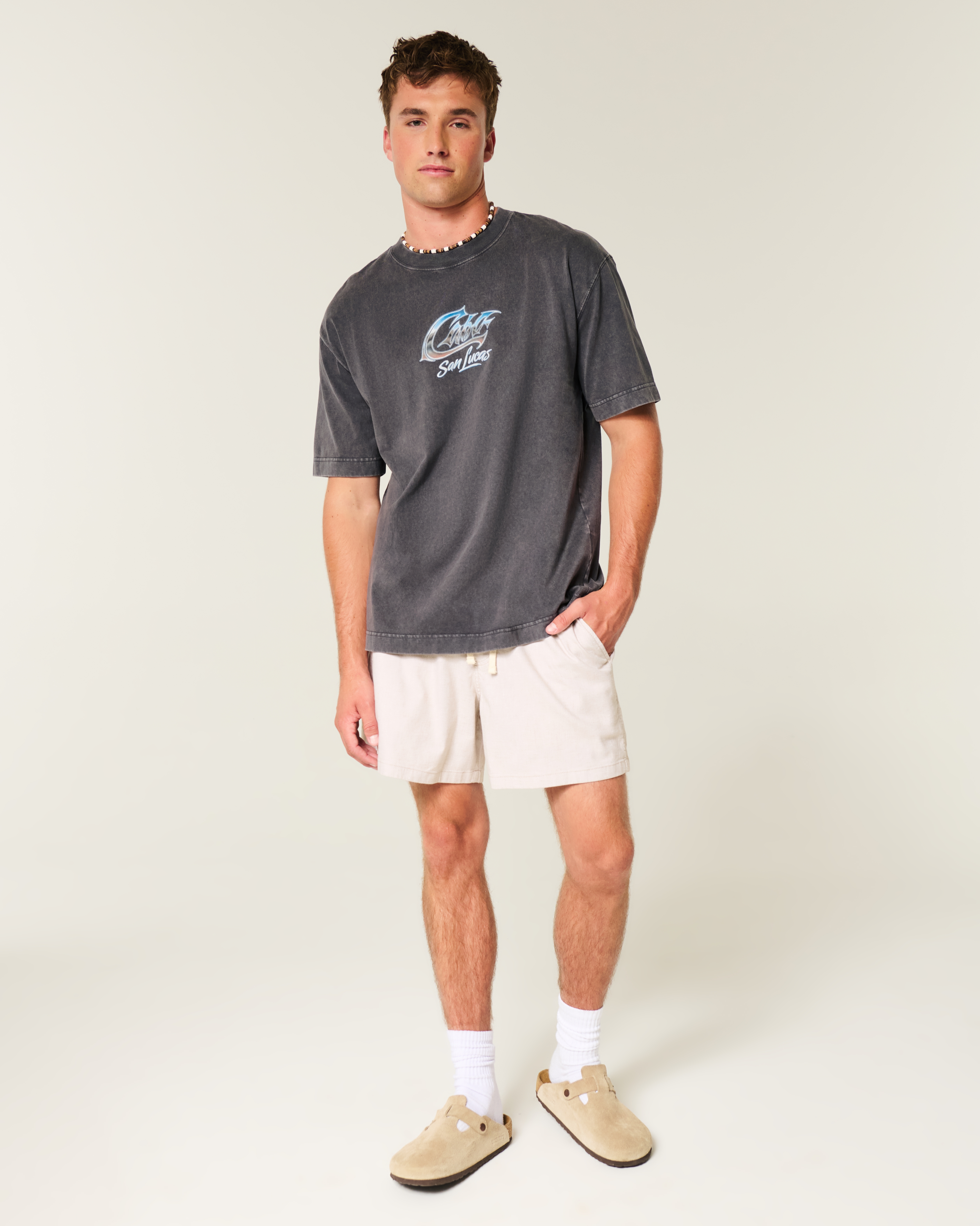 Boxy Heavyweight Cabo San Lucas Graphic Tee