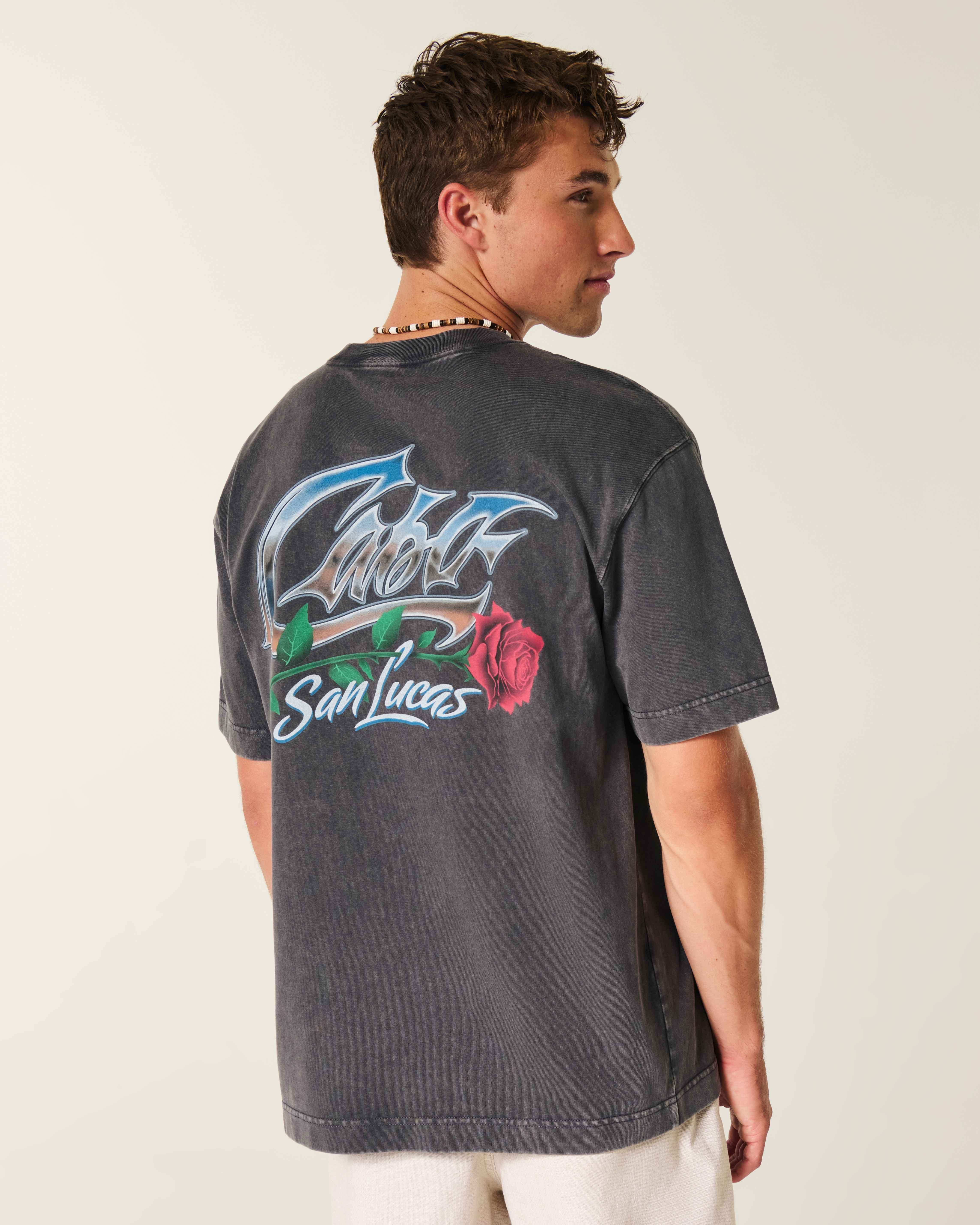 Boxy Heavyweight Cabo San Lucas Graphic Tee