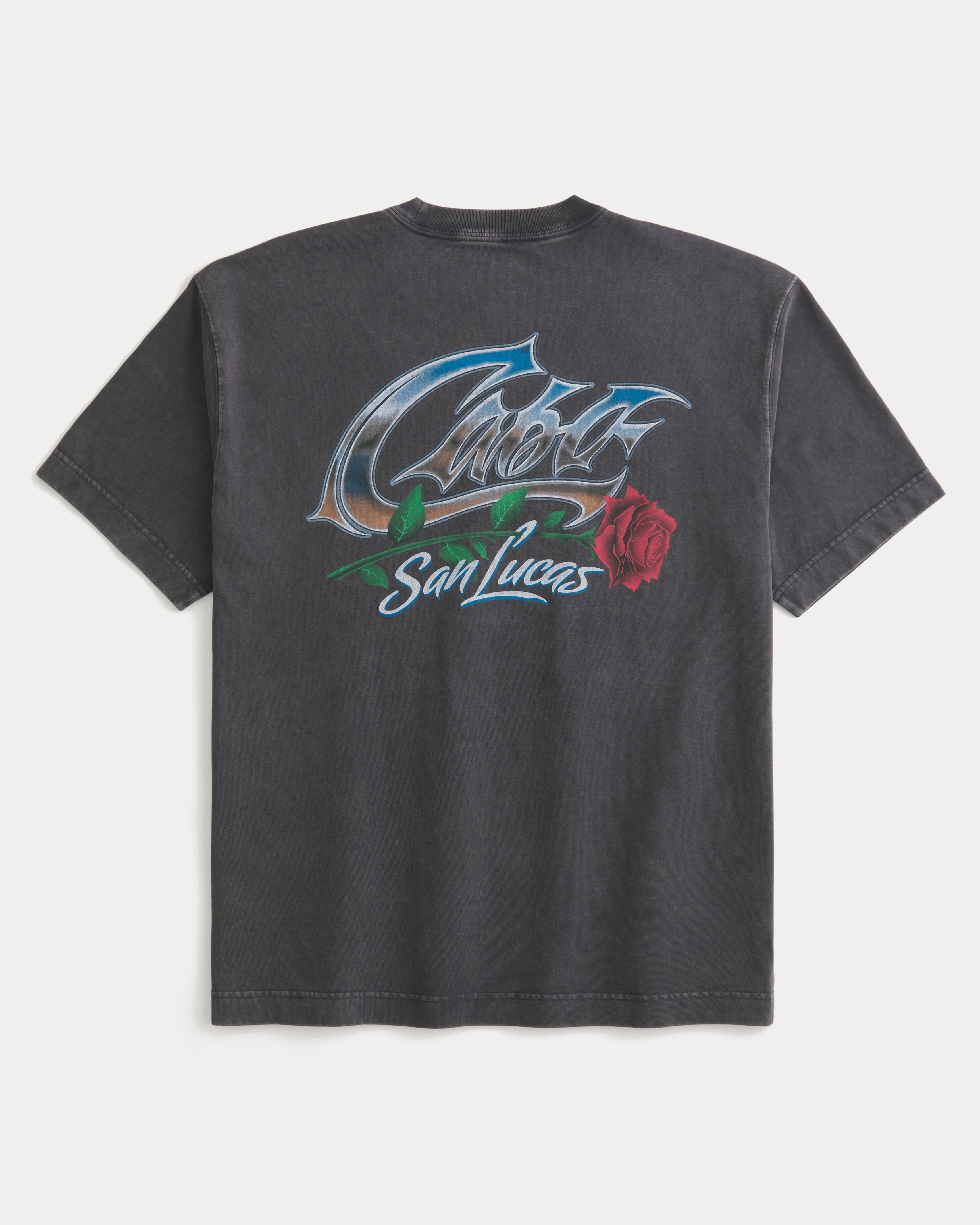 Boxy Heavyweight Cabo San Lucas Graphic Tee