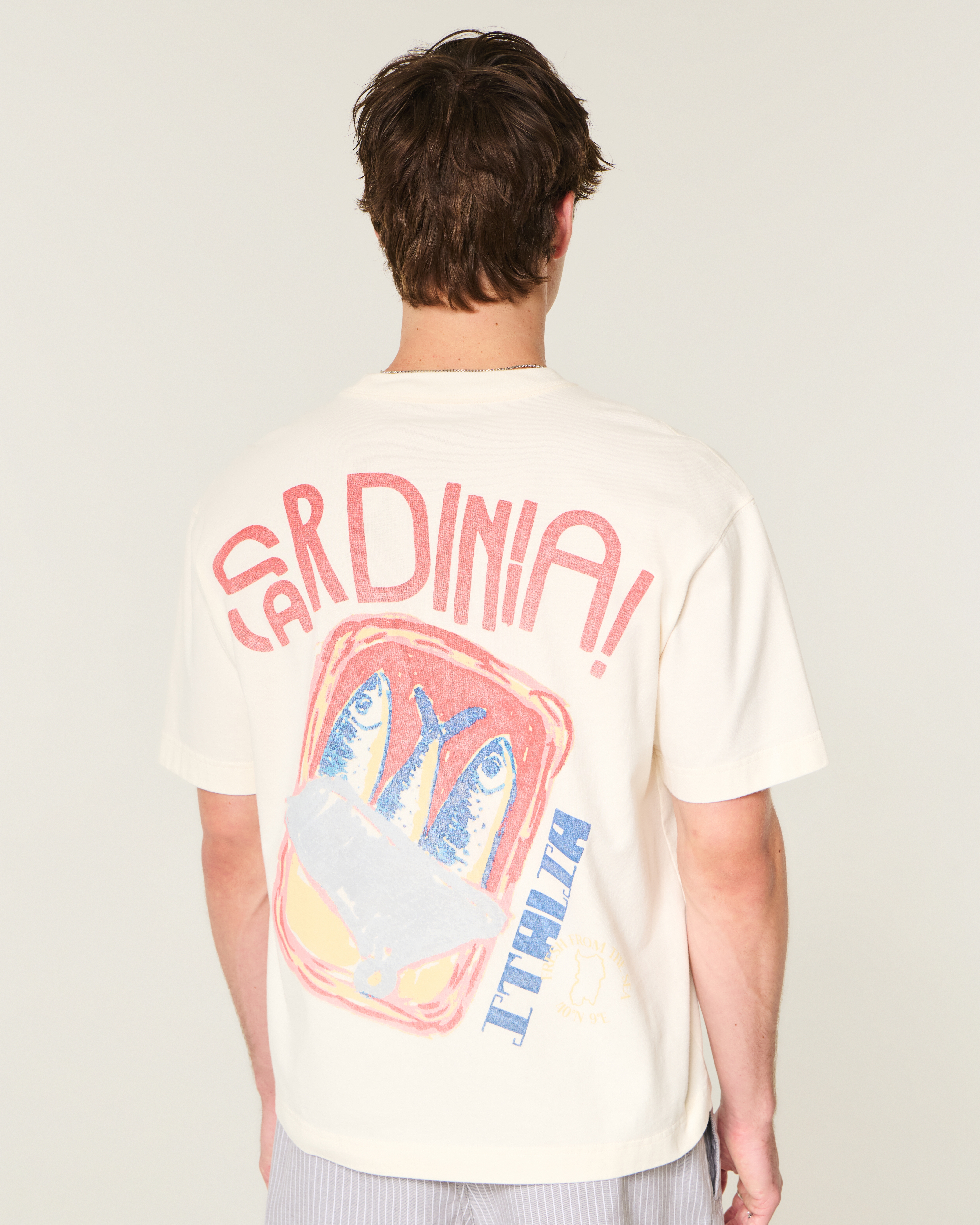 Boxy Heavyweight Sardinia Italia Graphic Tee