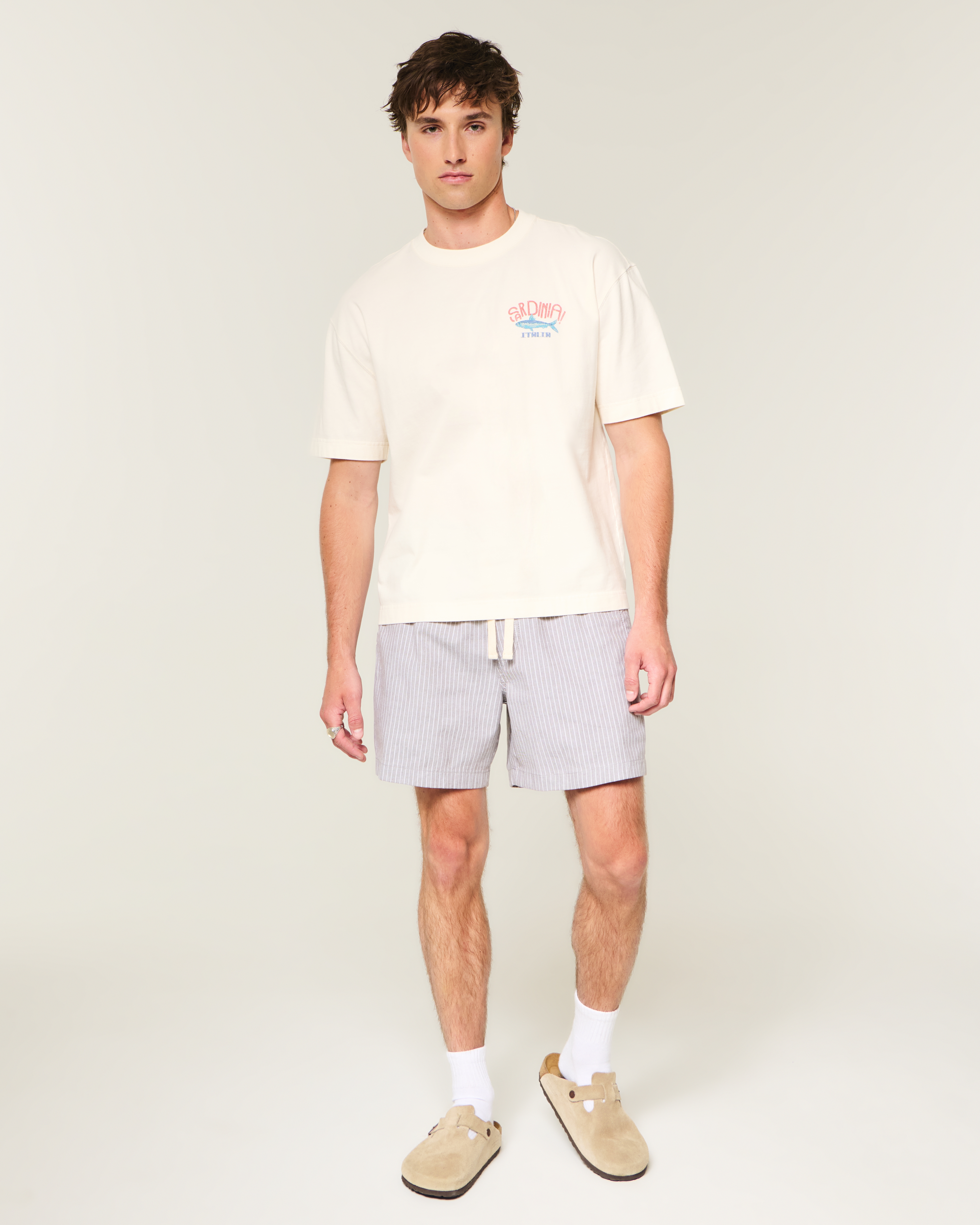 Boxy Heavyweight Sardinia Italia Graphic Tee