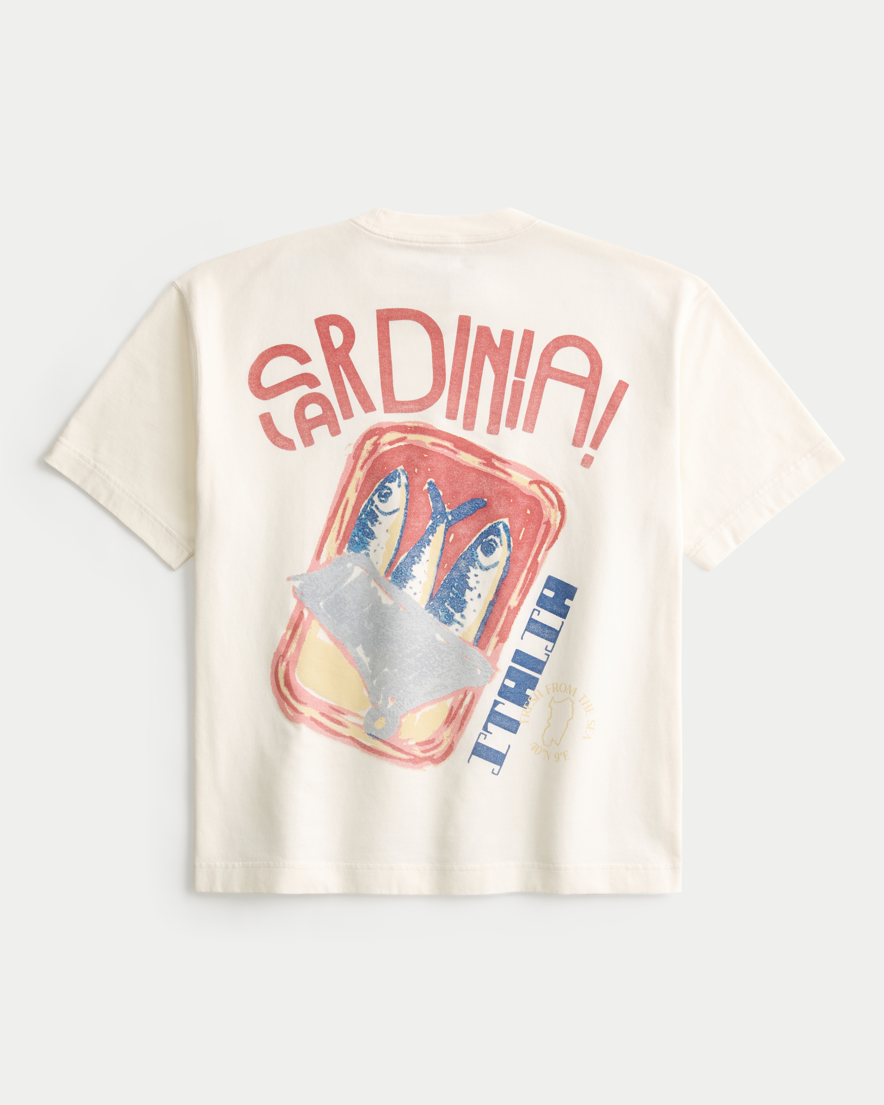 Boxy Heavyweight Sardinia Italia Graphic Tee