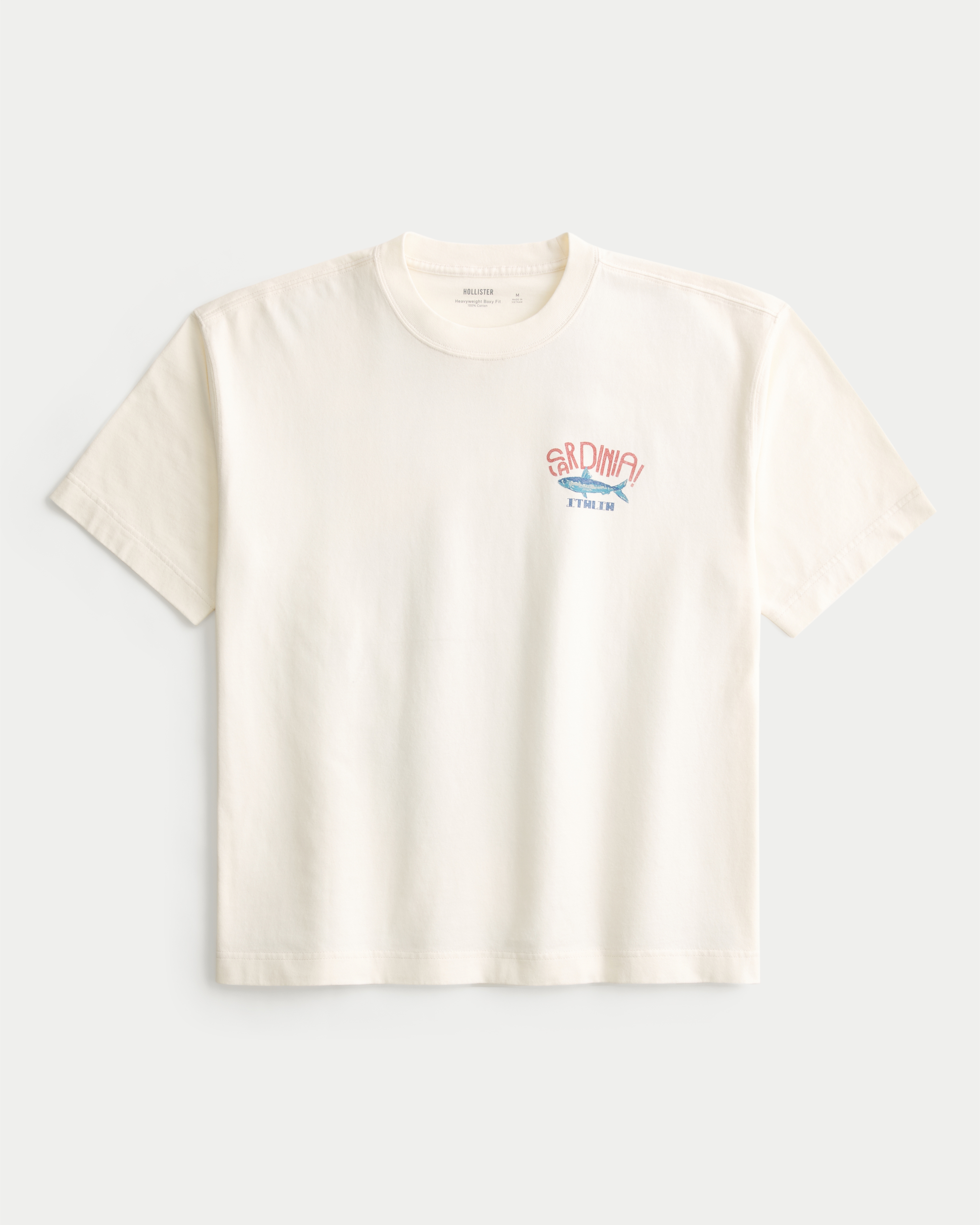 Boxy Heavyweight Sardinia Italia Graphic Tee