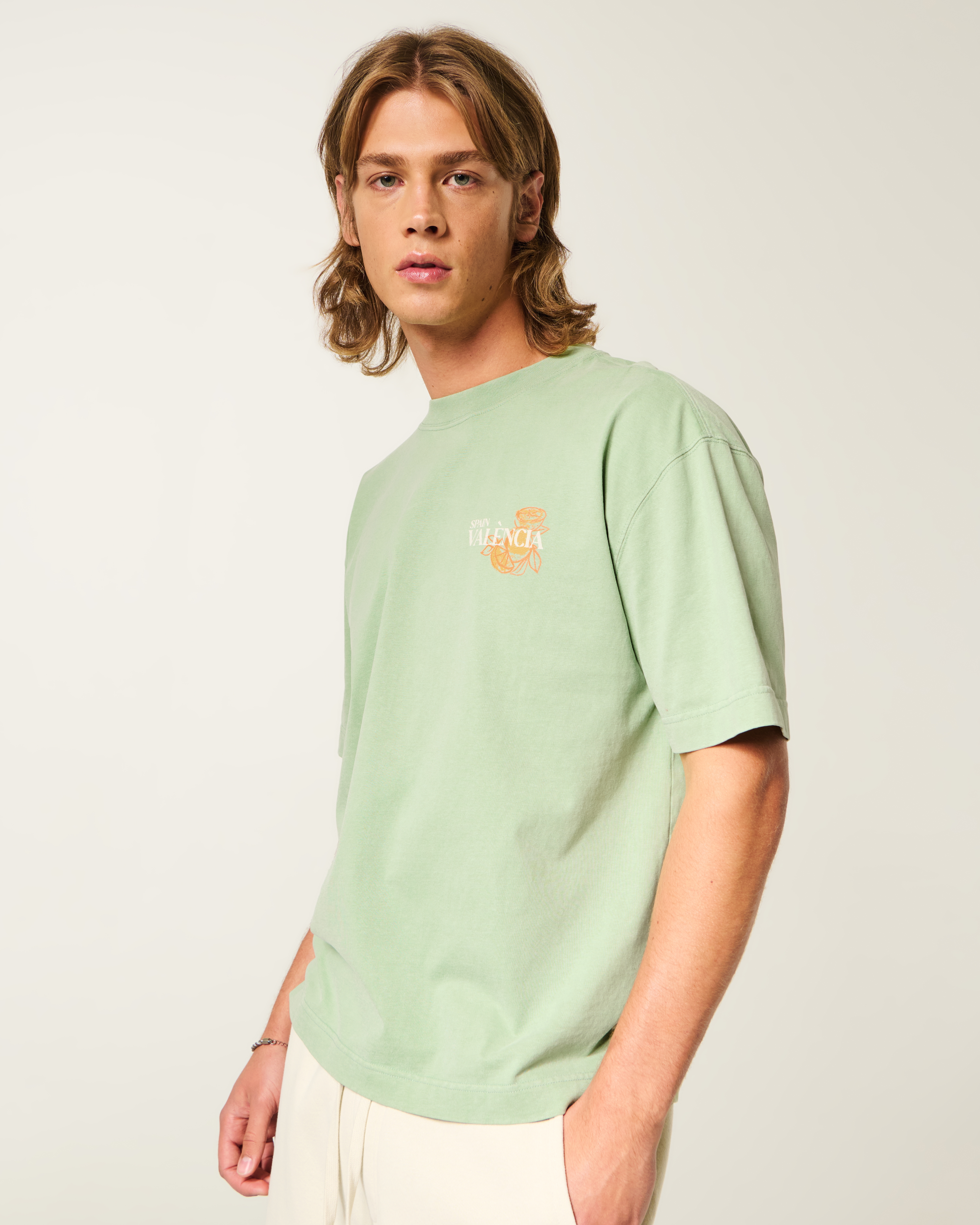 Boxy Heavyweight València Spain Graphic Tee