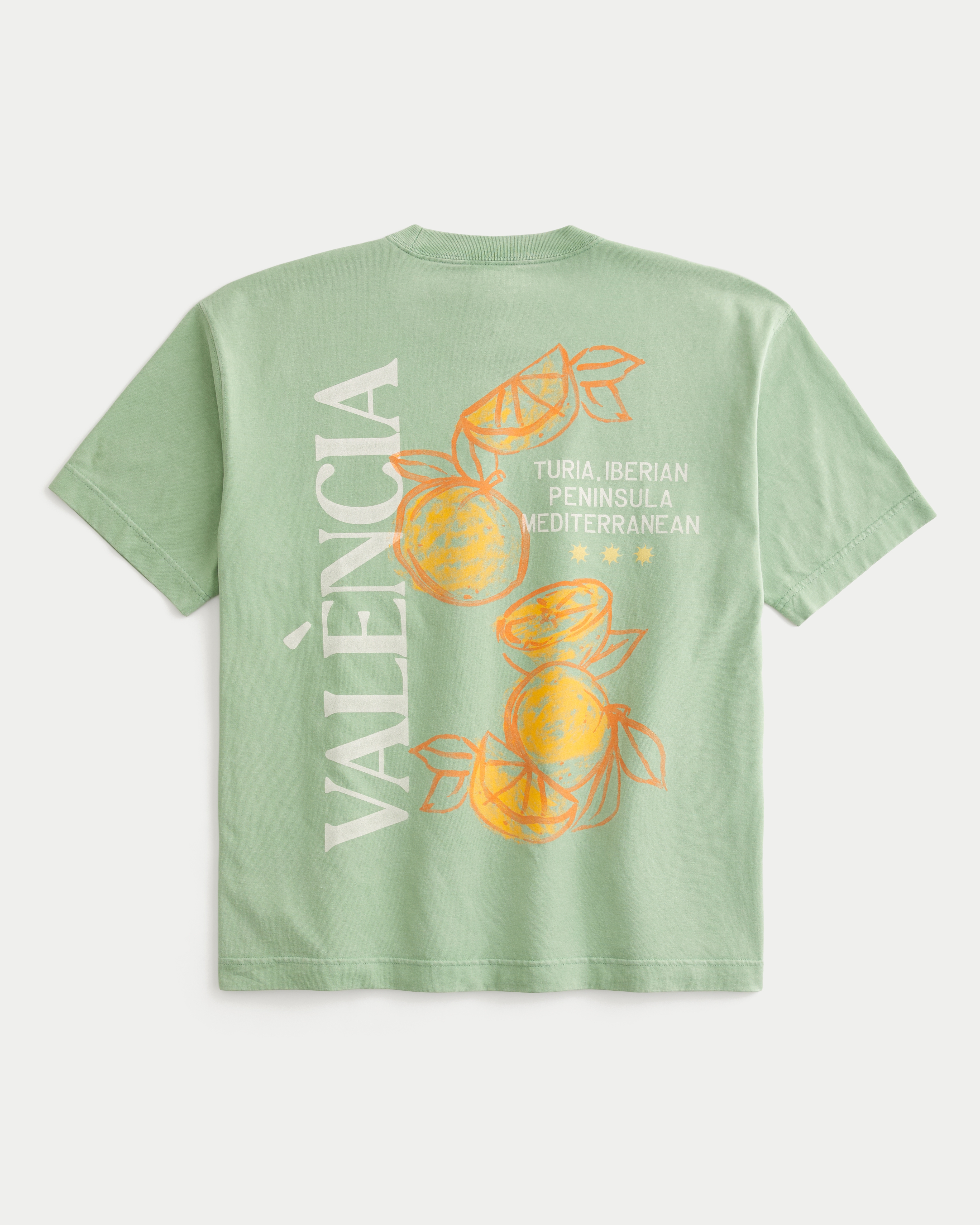 Boxy Heavyweight València Spain Graphic Tee