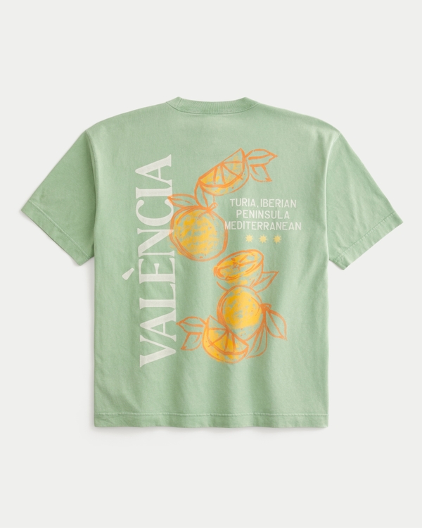 ウェア recent years model Valencia game shirt Men's Boxy Heavyweight València Spain Graphic Tee | Men's Tops