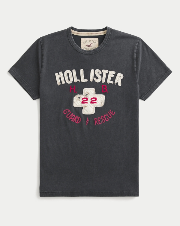 メンズ ロゴグラフィックTシャツ | メンズ トップス | HollisterCo.com