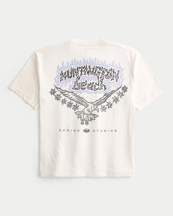Men's Boxy Logo Graphic Tee | Men's Clearance | HollisterCo.ca