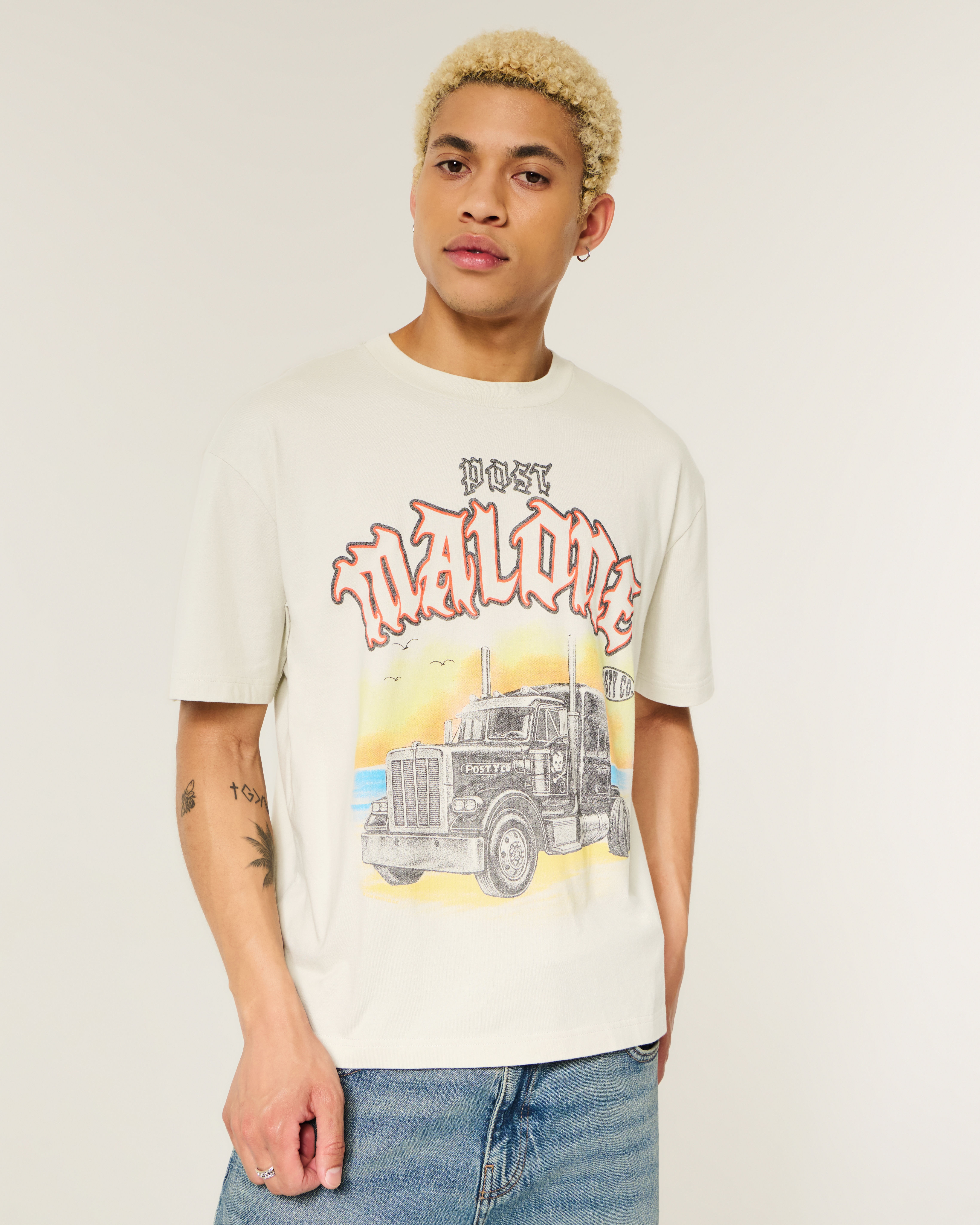 Boxy Post Malone Graphic Tee