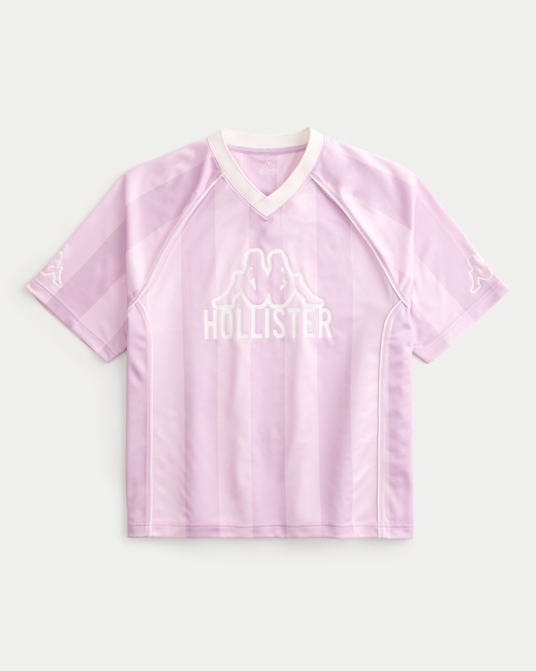 メンズ Hollister + Kappa ロゴグラフィック サッカージャージー