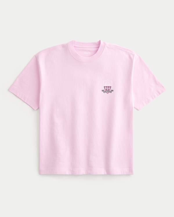 メンズ Hollister + Kappa ボクシー ロゴグラフィックTシャツ | メンズ