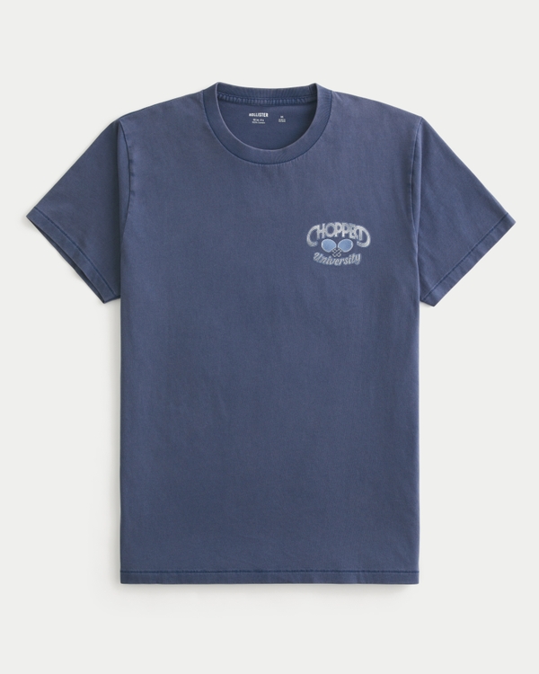Men's Chopped University Graphic Tee | Men's Tops | HollisterCo.com