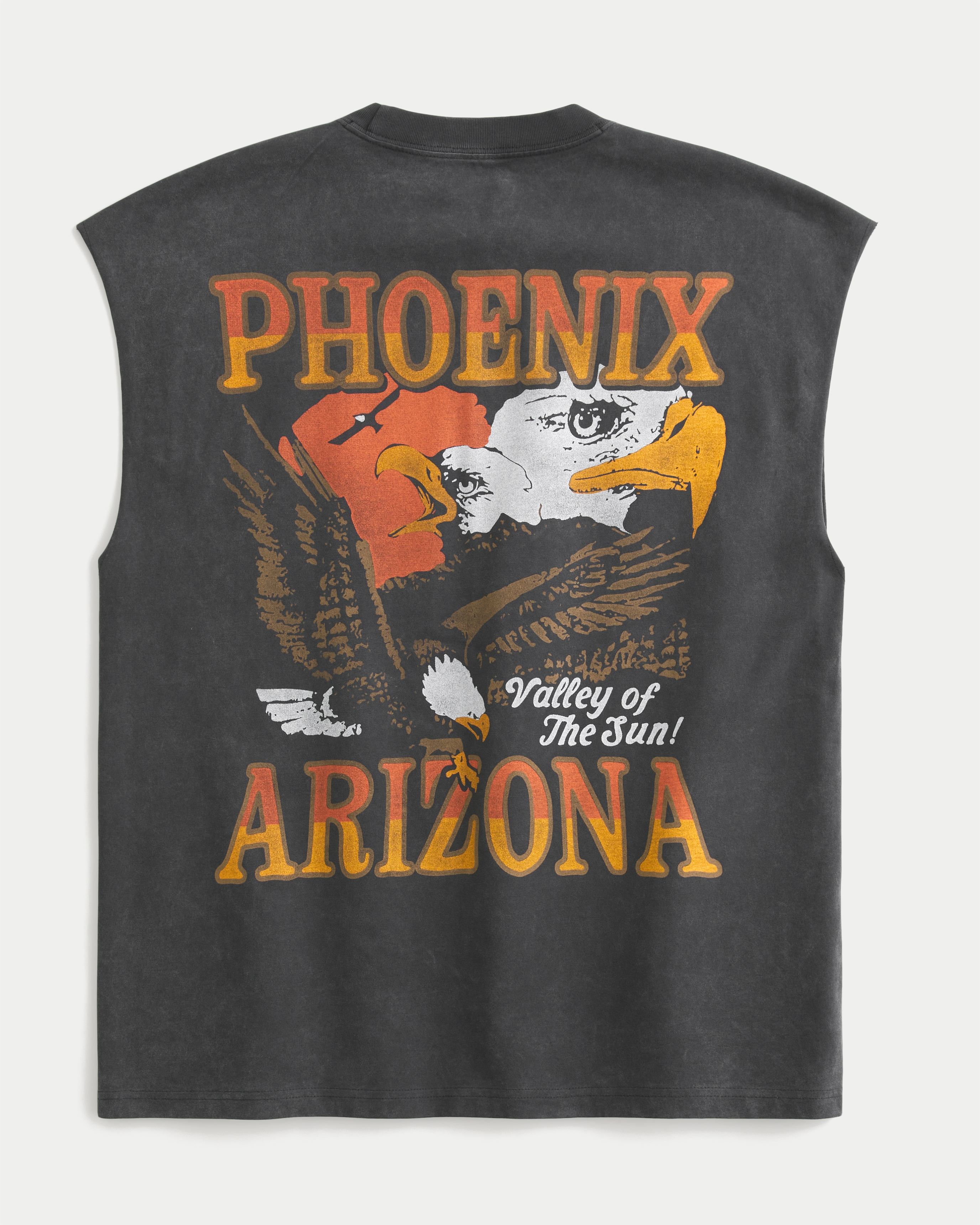 Boxy Heavyweight Phoenix Arizona Graphic Cutoff Tank