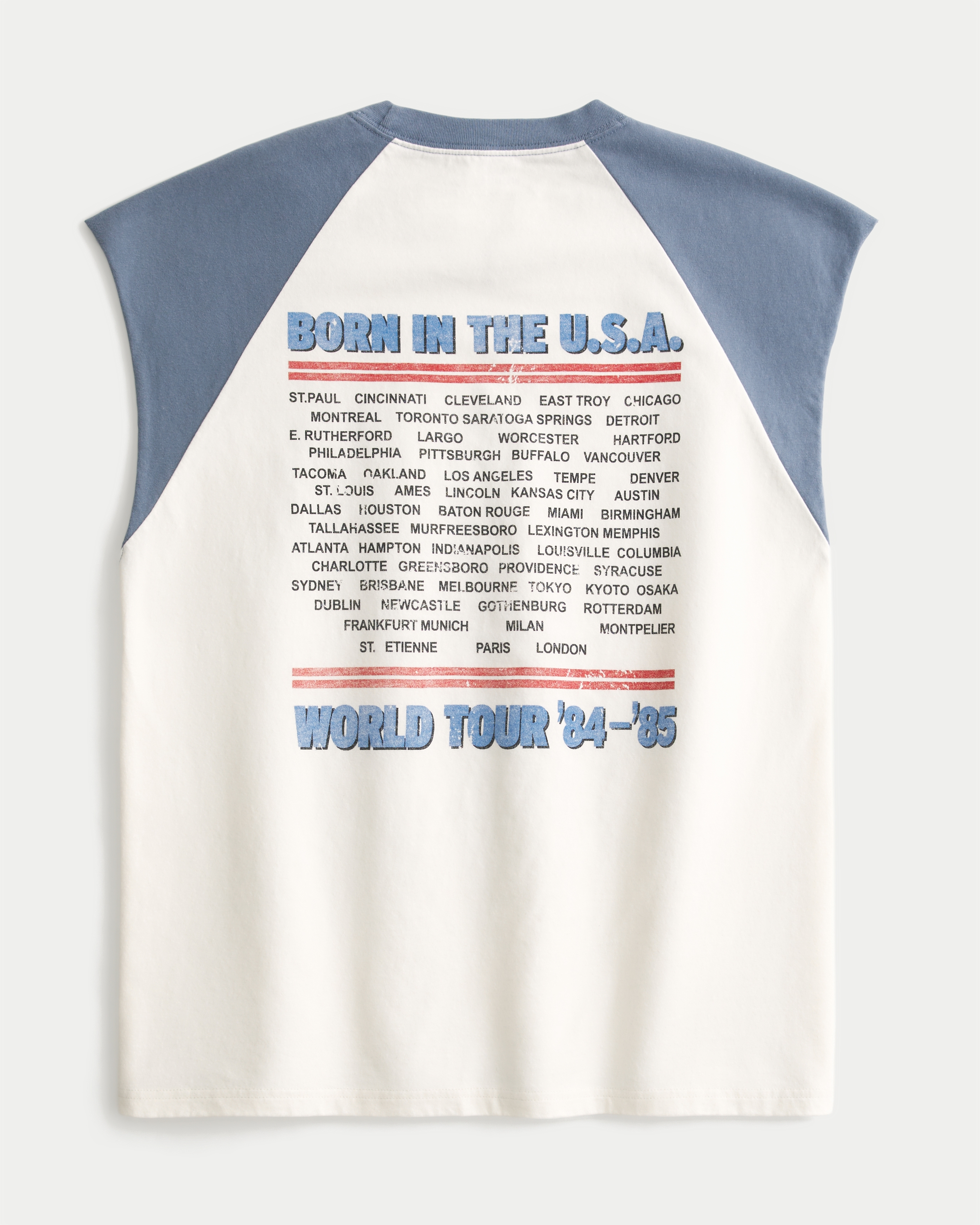 90s Bruce Springsteen Tシャツ 野村訓市 藤原ヒロシ Hollister Boxy Heavyweight Bruce Springsteen Graphic Cutoff Tank