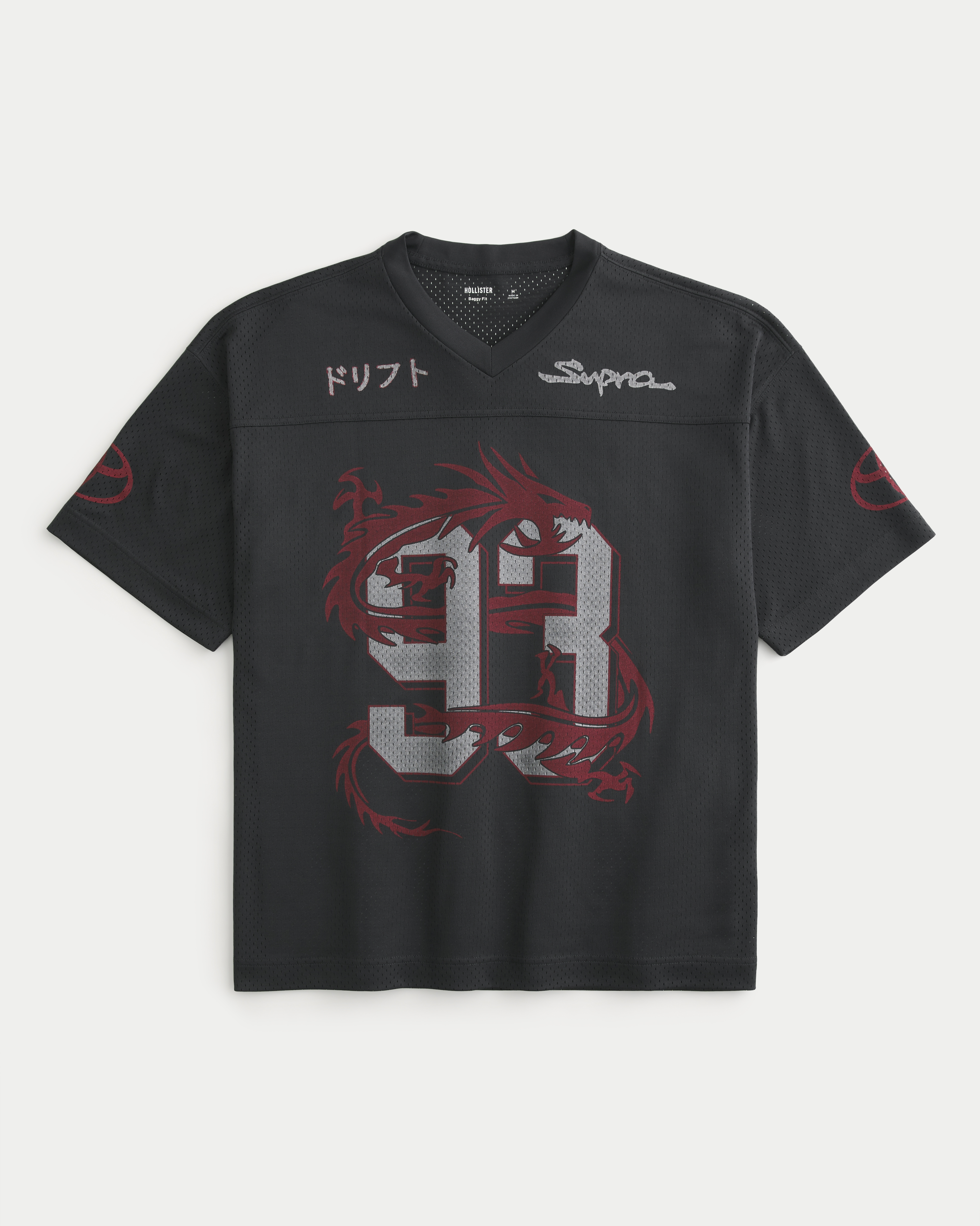 MiraiK Tシャツ Hollister Baggy Toyota Supra Graphic Jersey at Foxvalley Mall in