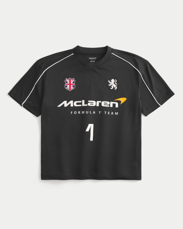 Boxy McLaren Graphic Soccer Jersey, Black view 2