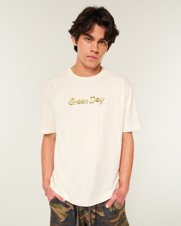 Men's Boxy Green Day Nimrod Graphic Tee | Men's Tops | HollisterCo.com