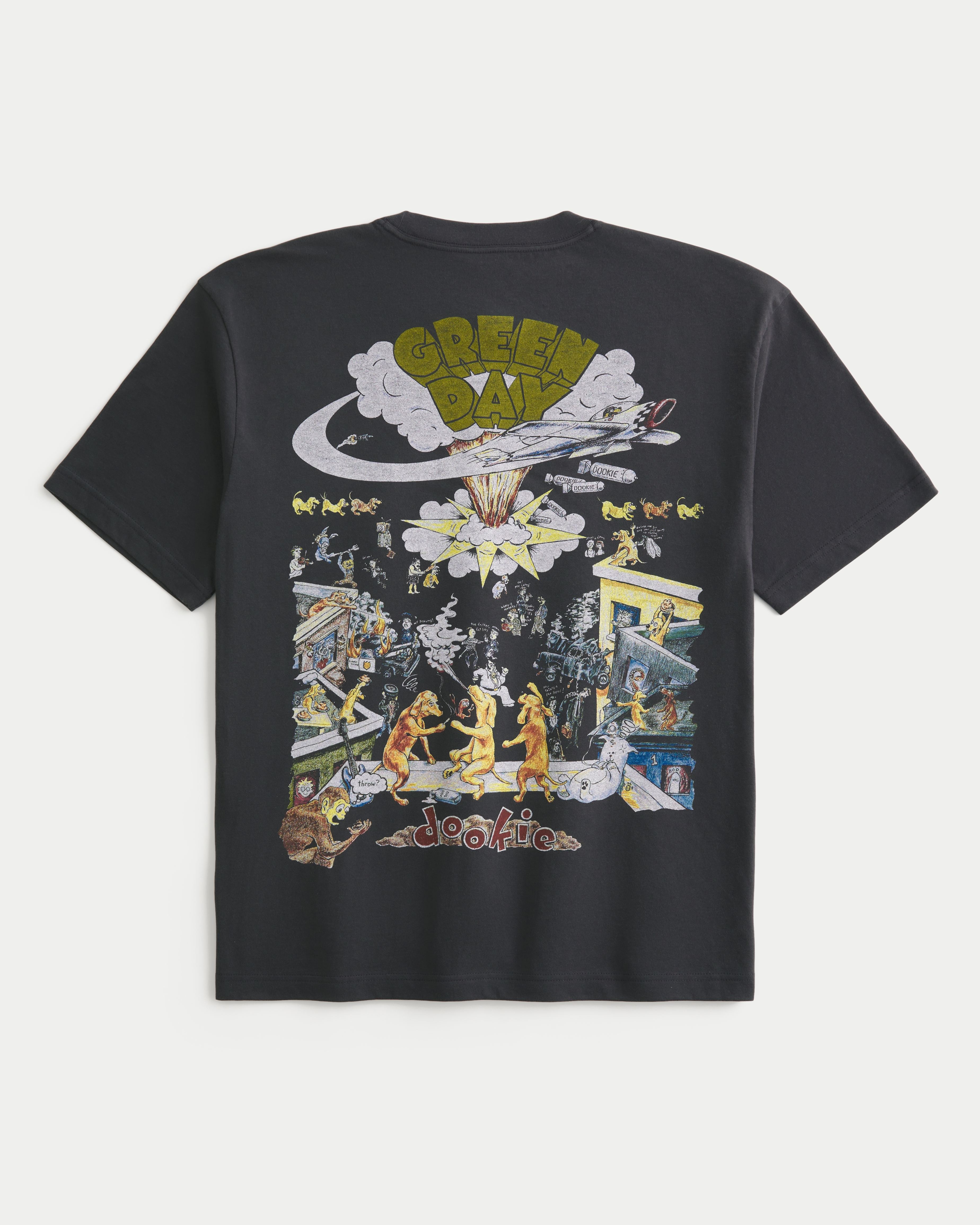 Hollister Boxy Green Day Dookie Graphic Tee at Foxvalley Mall in