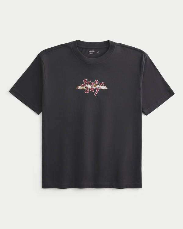 Boxy Green Day Dookie Graphic Tee, Black view 2