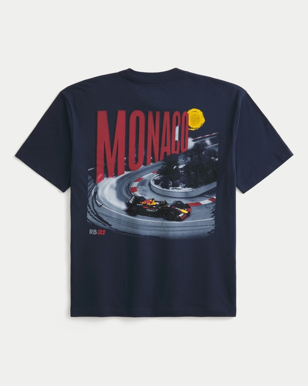 Boxy Oracle Red Bull Racing Graphic Tee, Navy view 1
