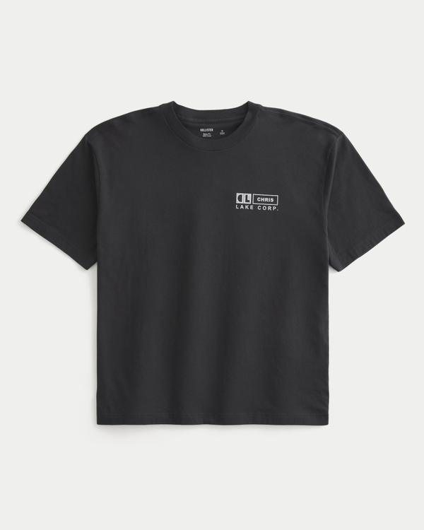 Men's Boxy Chris Lake Graphic Tee | Men's Tops | HollisterCo.ca