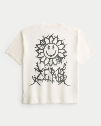 Men's Boxy Zerb Graphic Tee | Men's Tops | HollisterCo.com