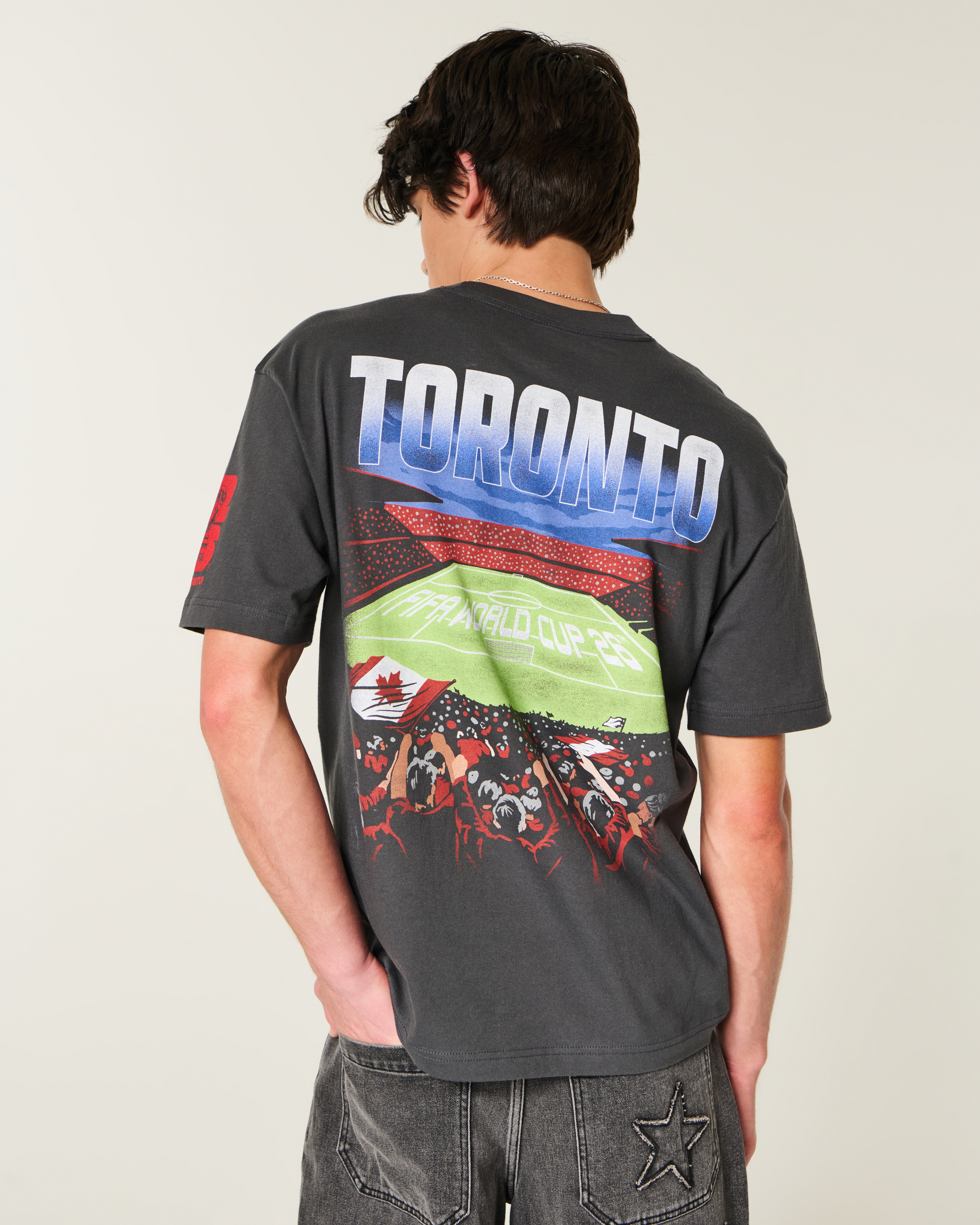 Hollister Boxy 1990 FIFA World Cup Italy Graphic Tee | Liberty Center