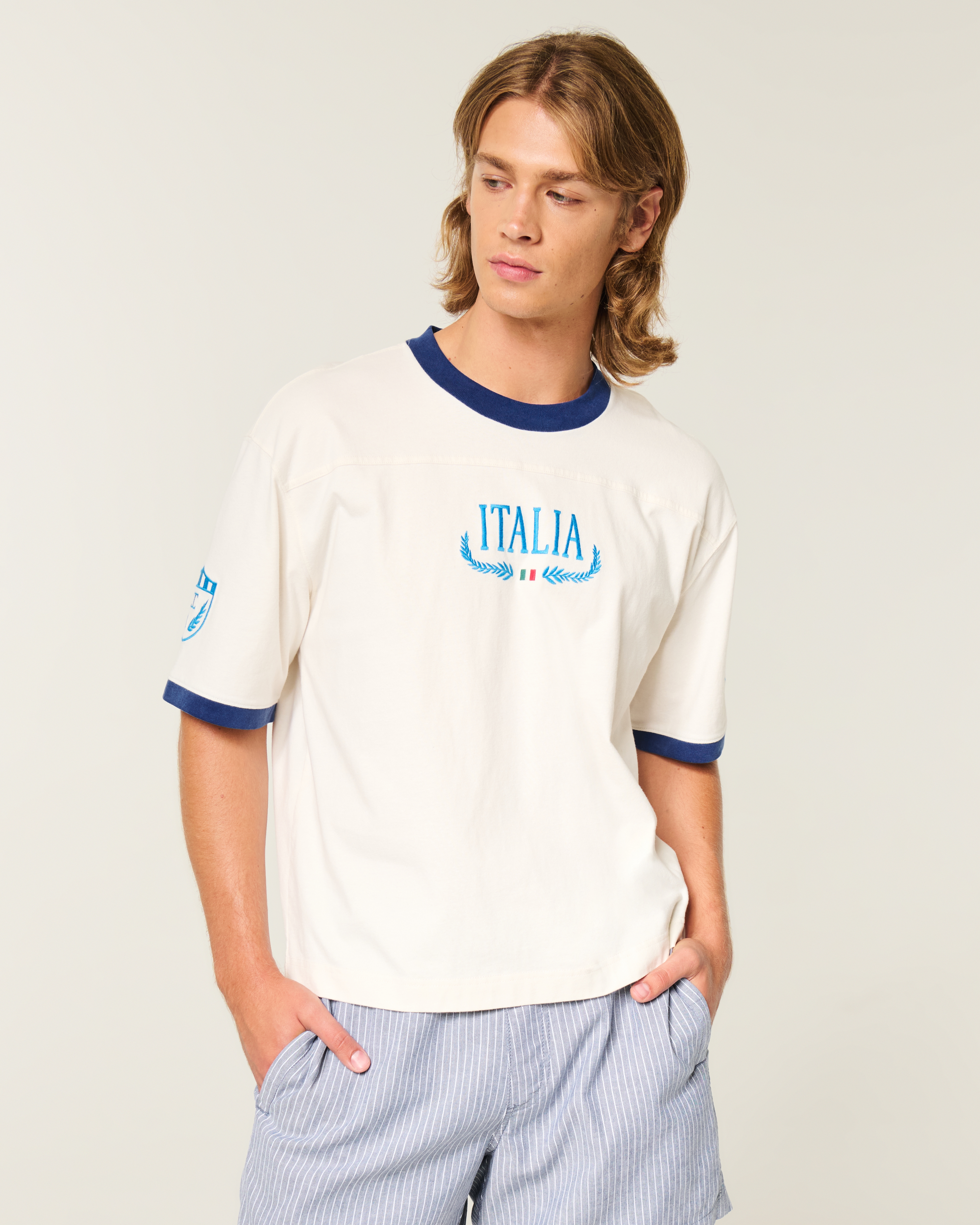 Super Boxy Heavyweight Italia Graphic Tee