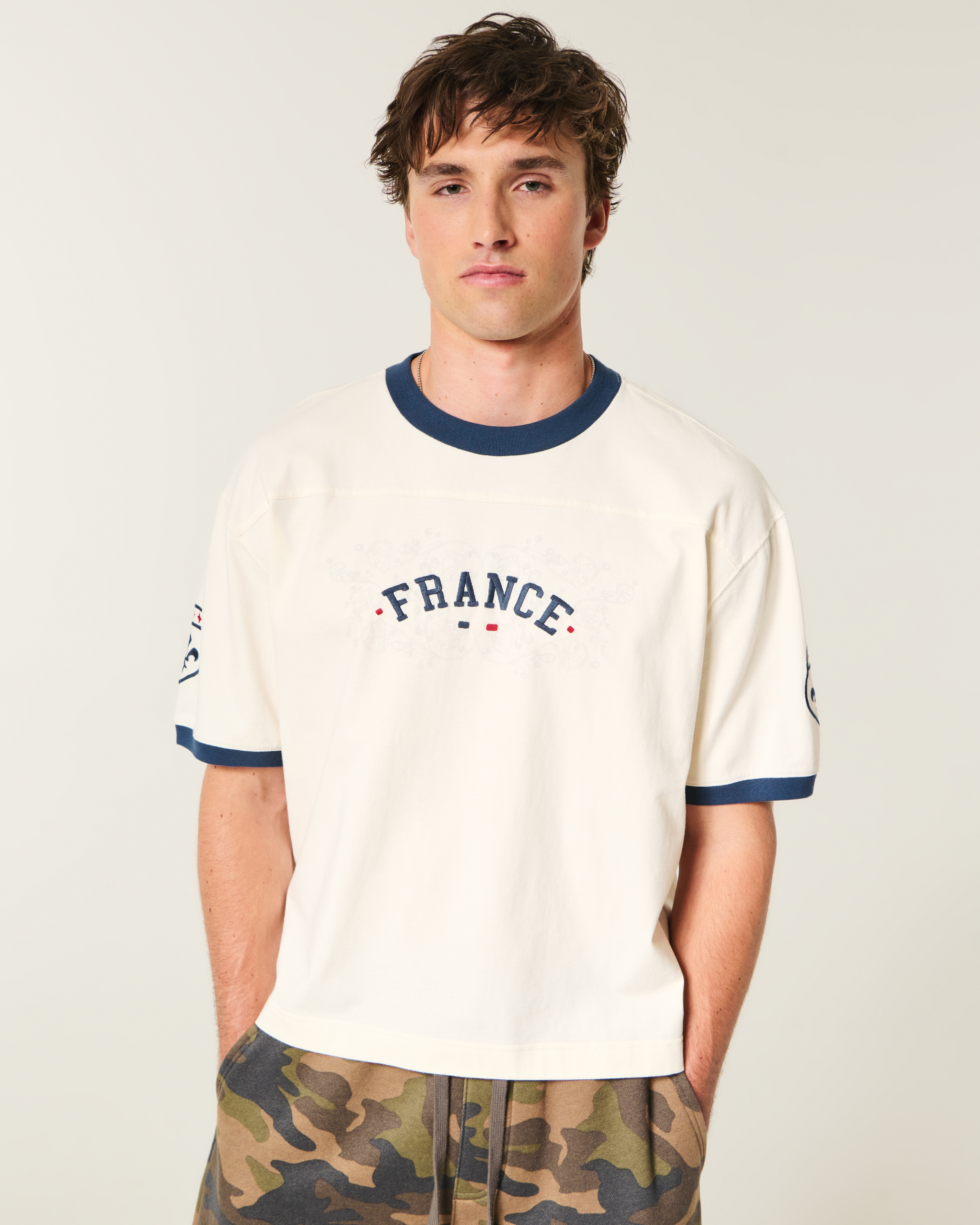 Super Boxy Heavyweight France Graphic Tee