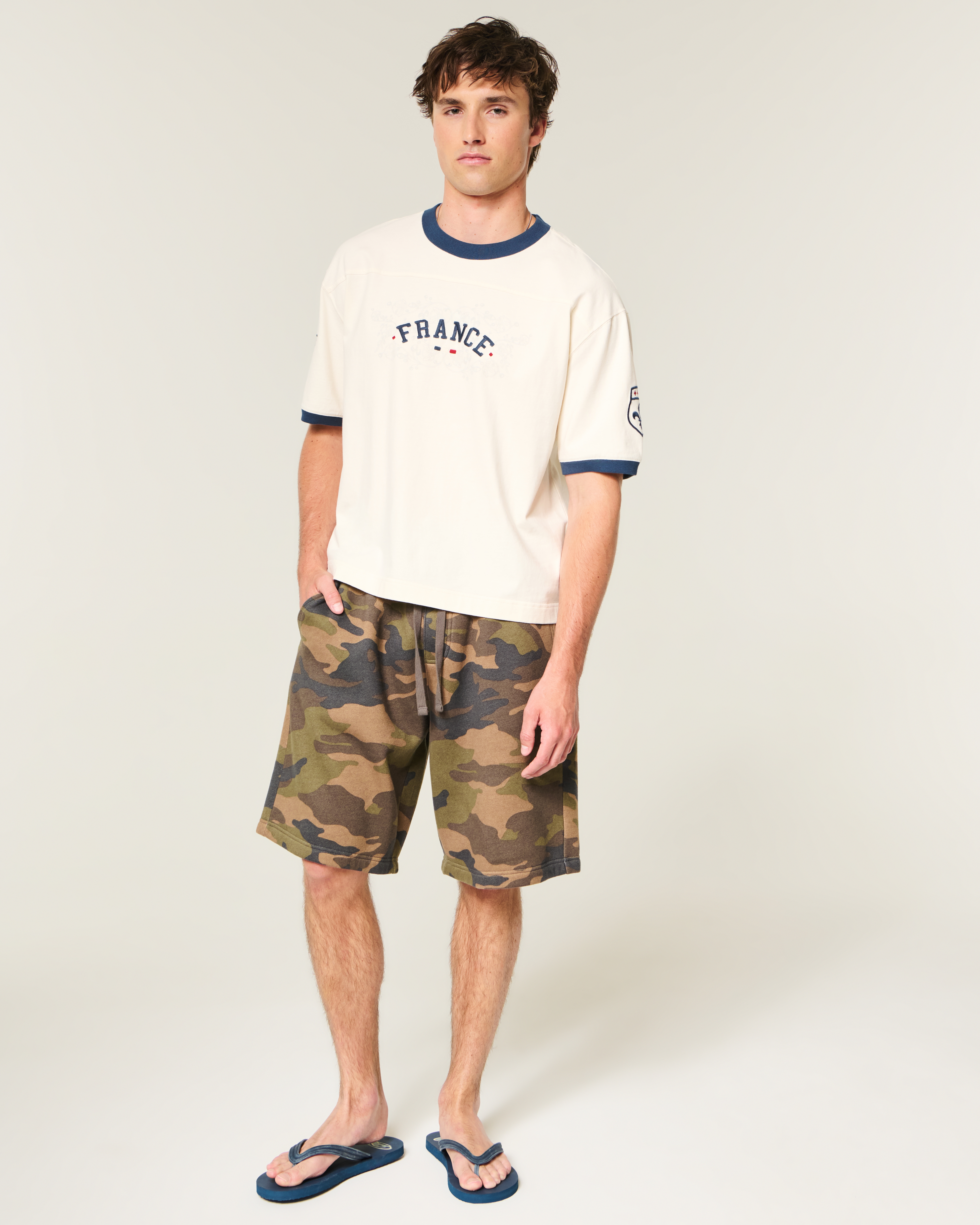 Super Boxy Heavyweight France Graphic Tee
