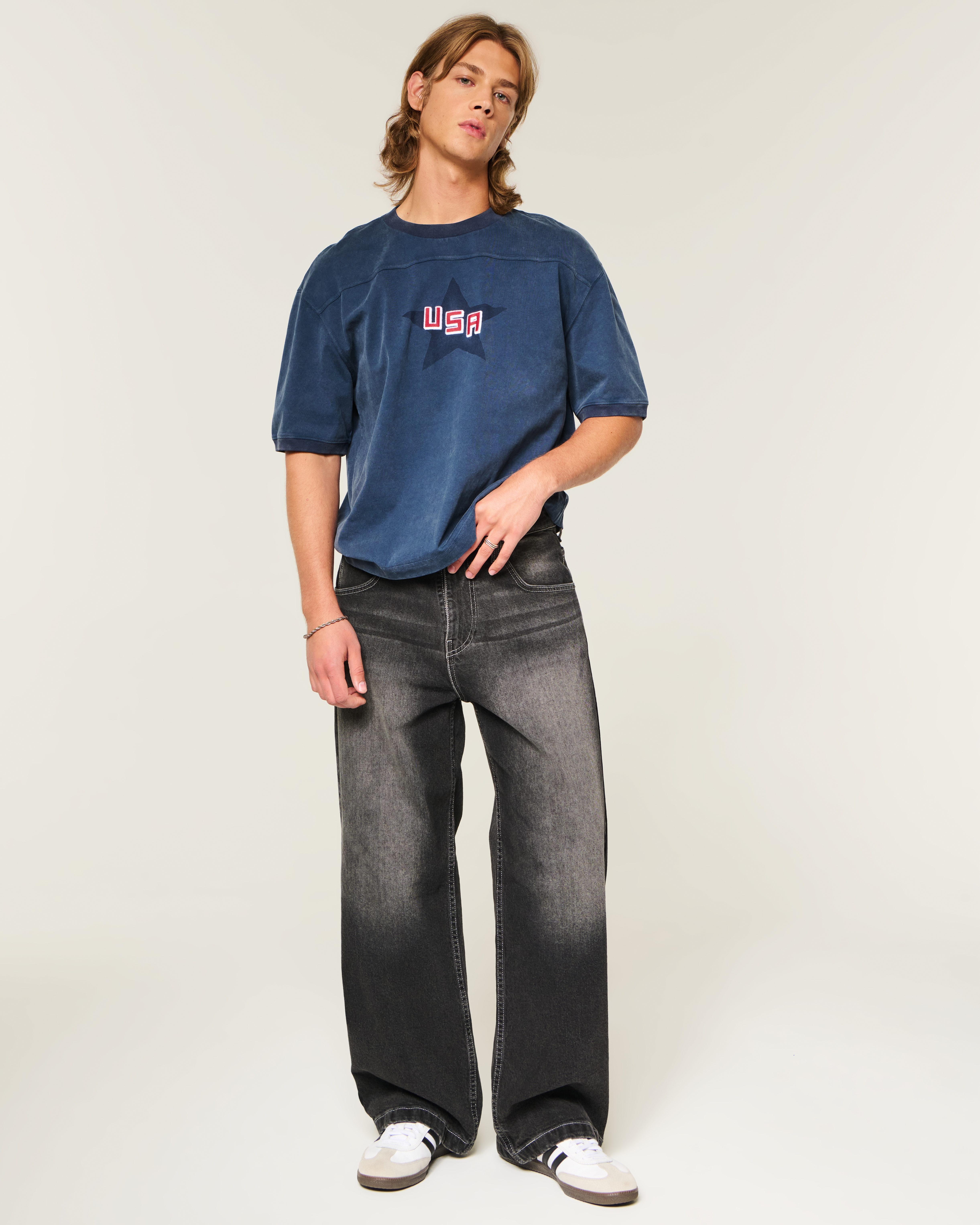 Super Boxy Heavyweight USA Graphic Tee