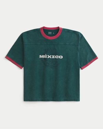 Men's Super Boxy Heavyweight México Graphic Tee | Men's Tops ...