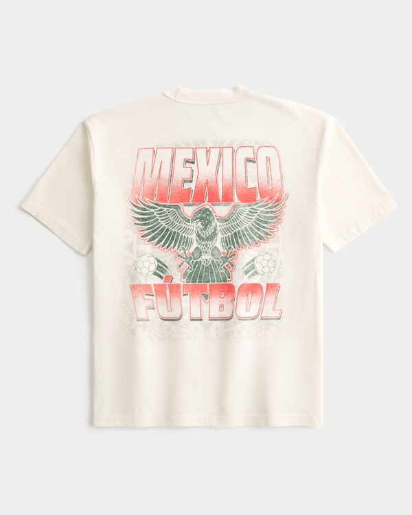 Mexico Fútbol Graphic Tee, Cream view 1
