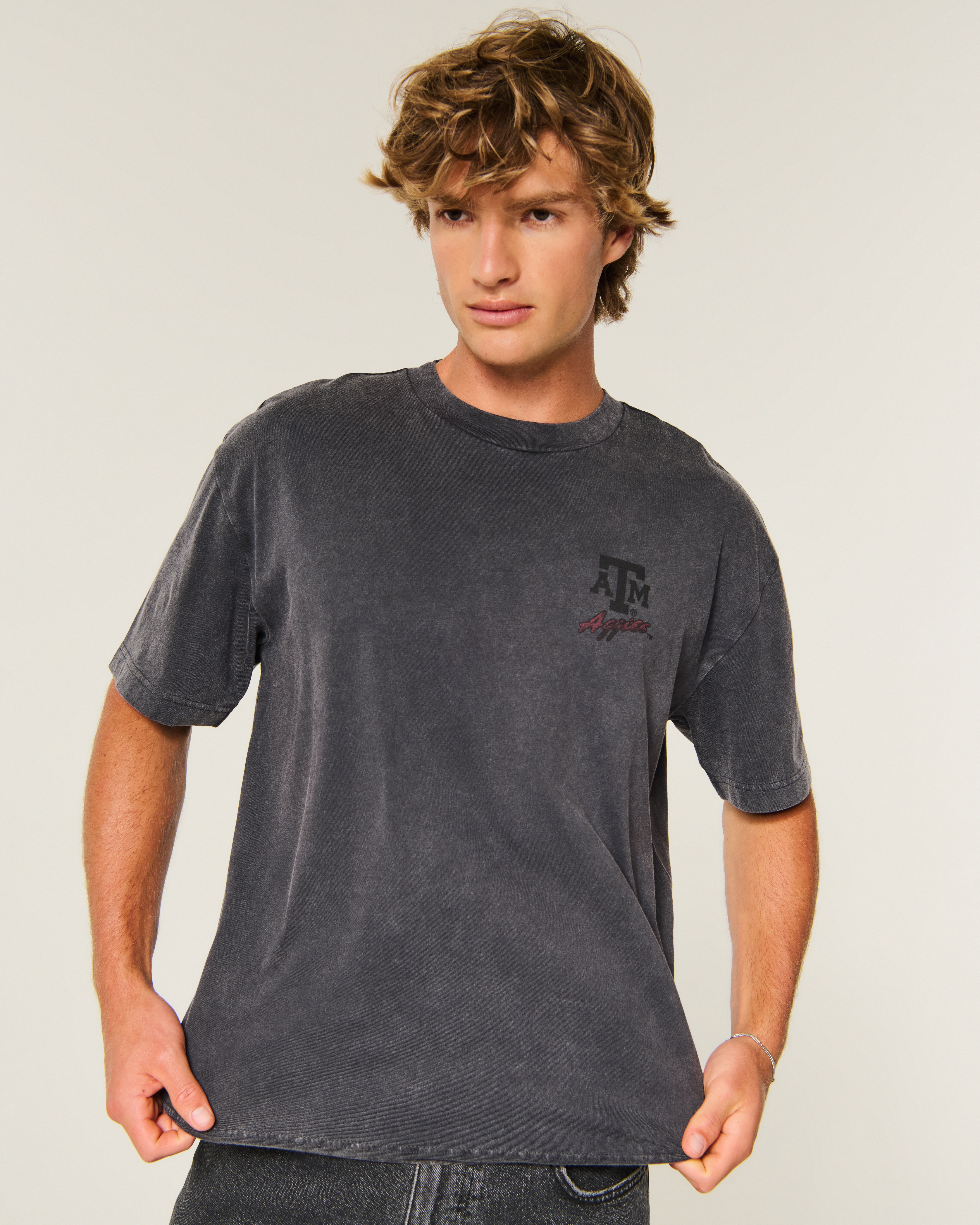 Boxy Texas A&M University Aggies Graphic Tee