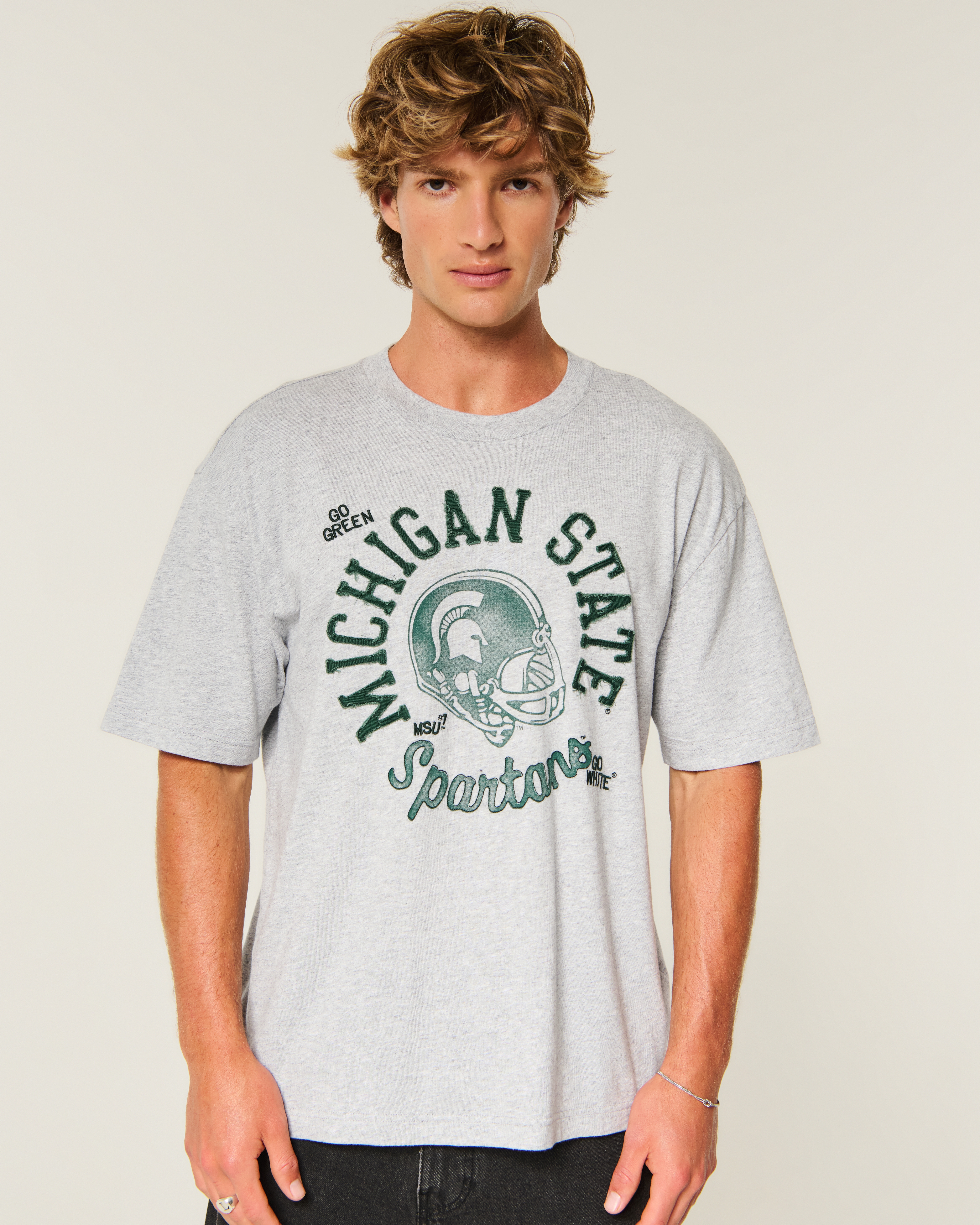 Boxy Michigan State University Spartans Graphic Tee