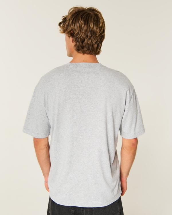 Boxy Michigan State University Spartans Graphic Tee, Heather Gray view 2