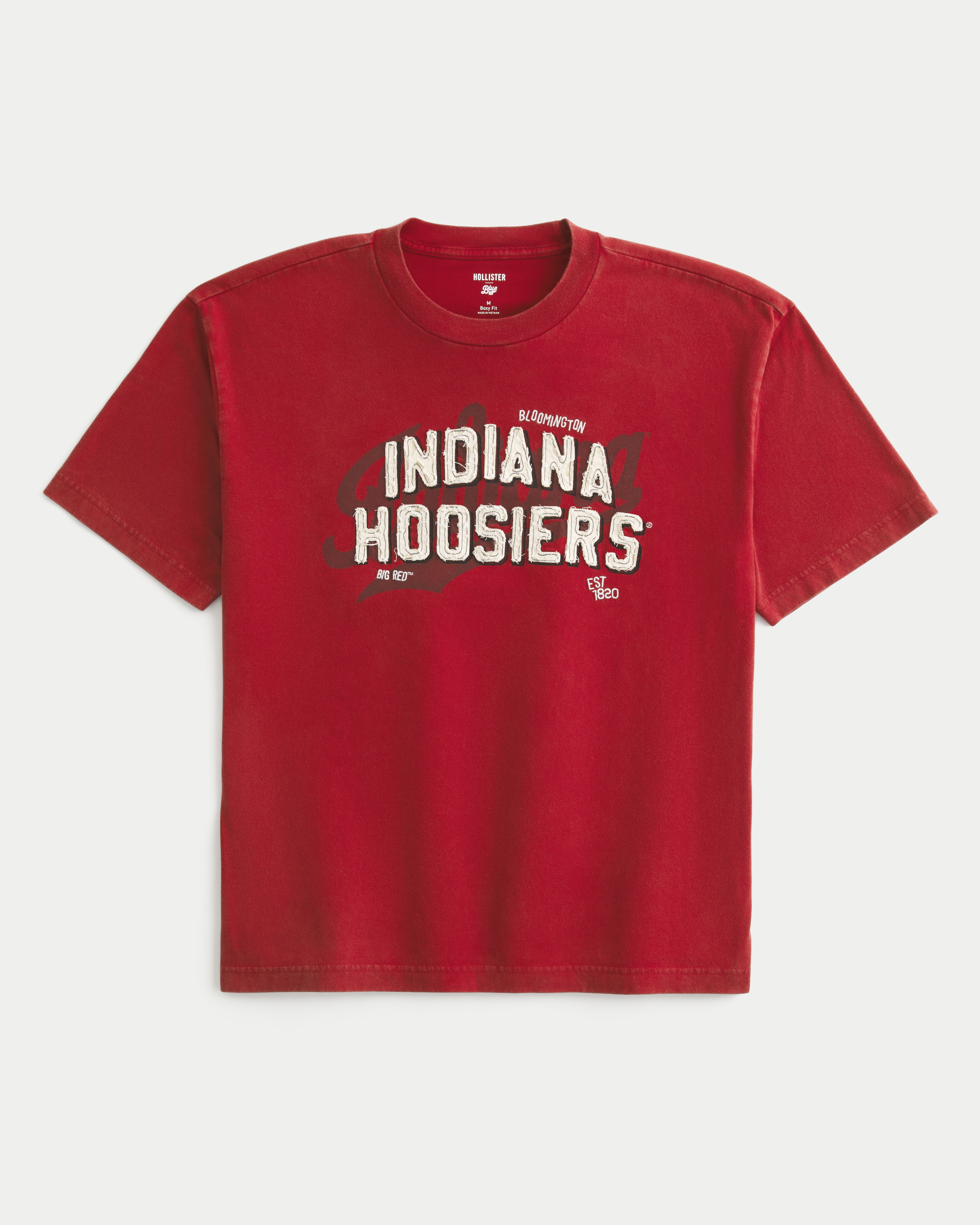 Boxy Indiana University Hoosiers Graphic Tee