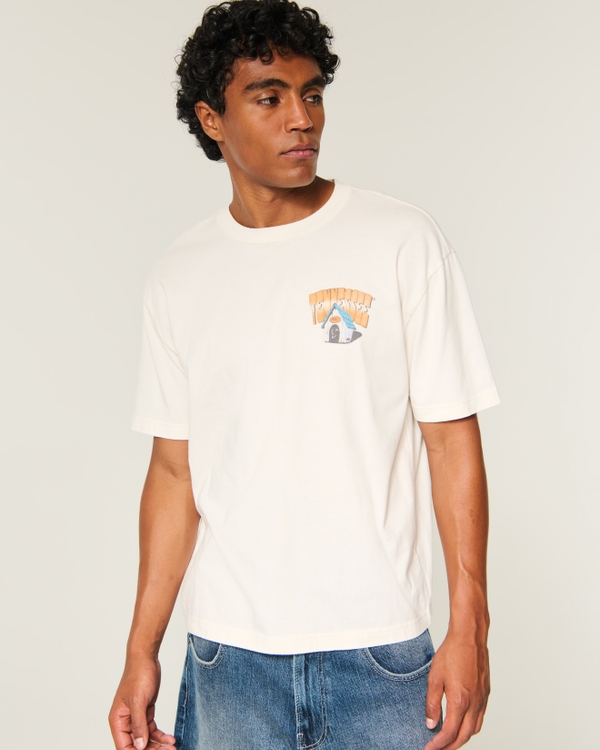 Boxy University of Tennessee Volunteers Graphic Tee, Cream view 2