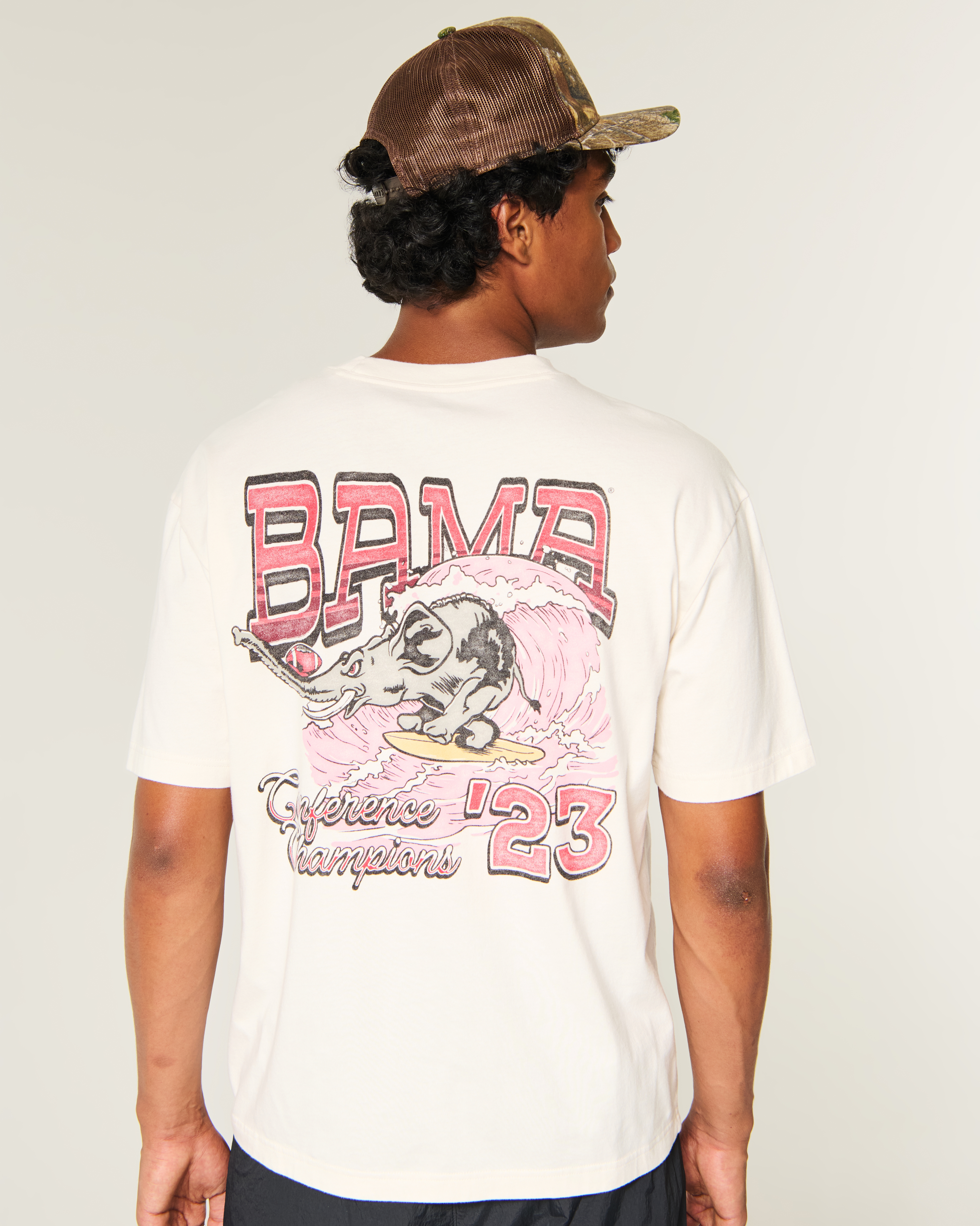 Boxy University of Alabama Crimson Tide Graphic Tee