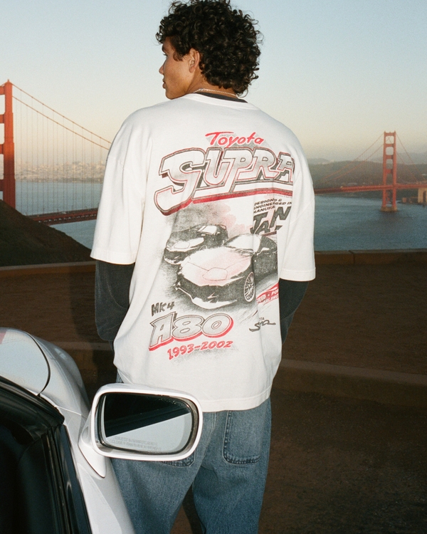 Boxy Toyota Supra Graphic Tee