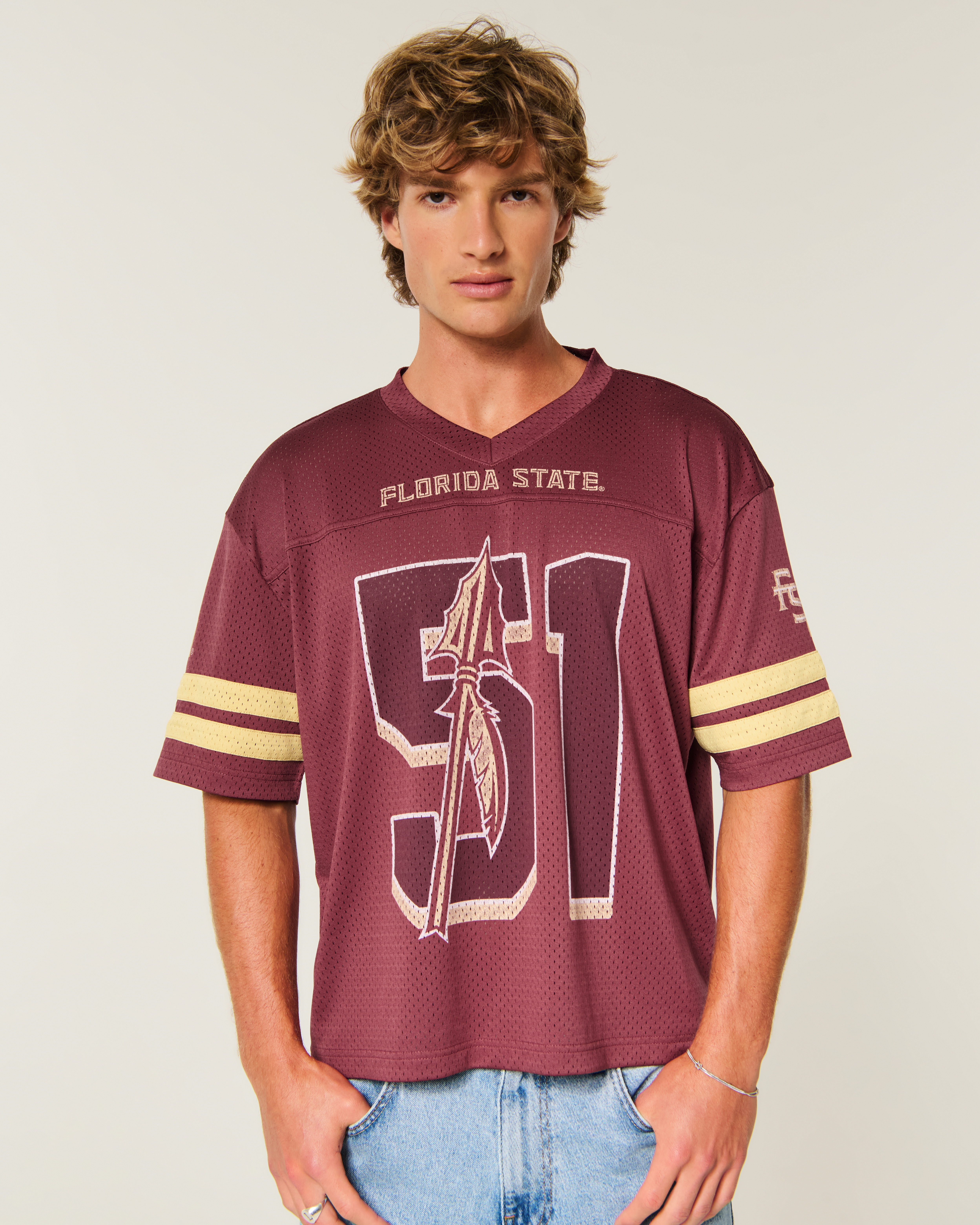 Florida State University Seminoles Graphic Football Jersey