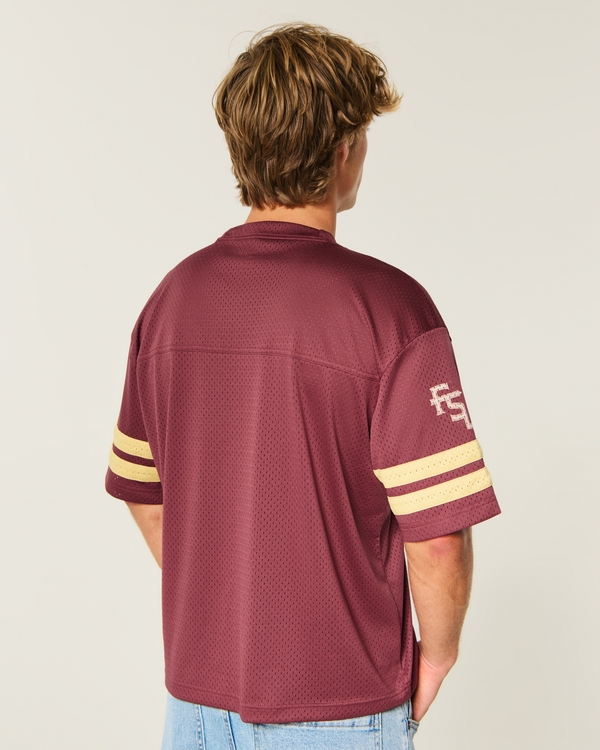 Florida State University Seminoles Graphic Football Jersey, Maroon view 2
